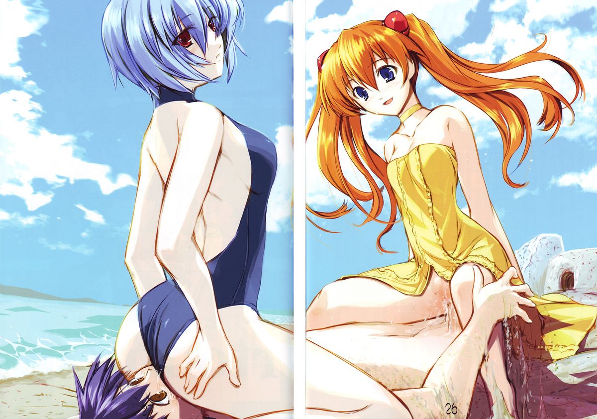 (C68) [Doujin Hoops, Eyes Of Dragon (Various)] Megamitachi No Kyuujitsu (Neon Genesis Evangelion) page 31 full