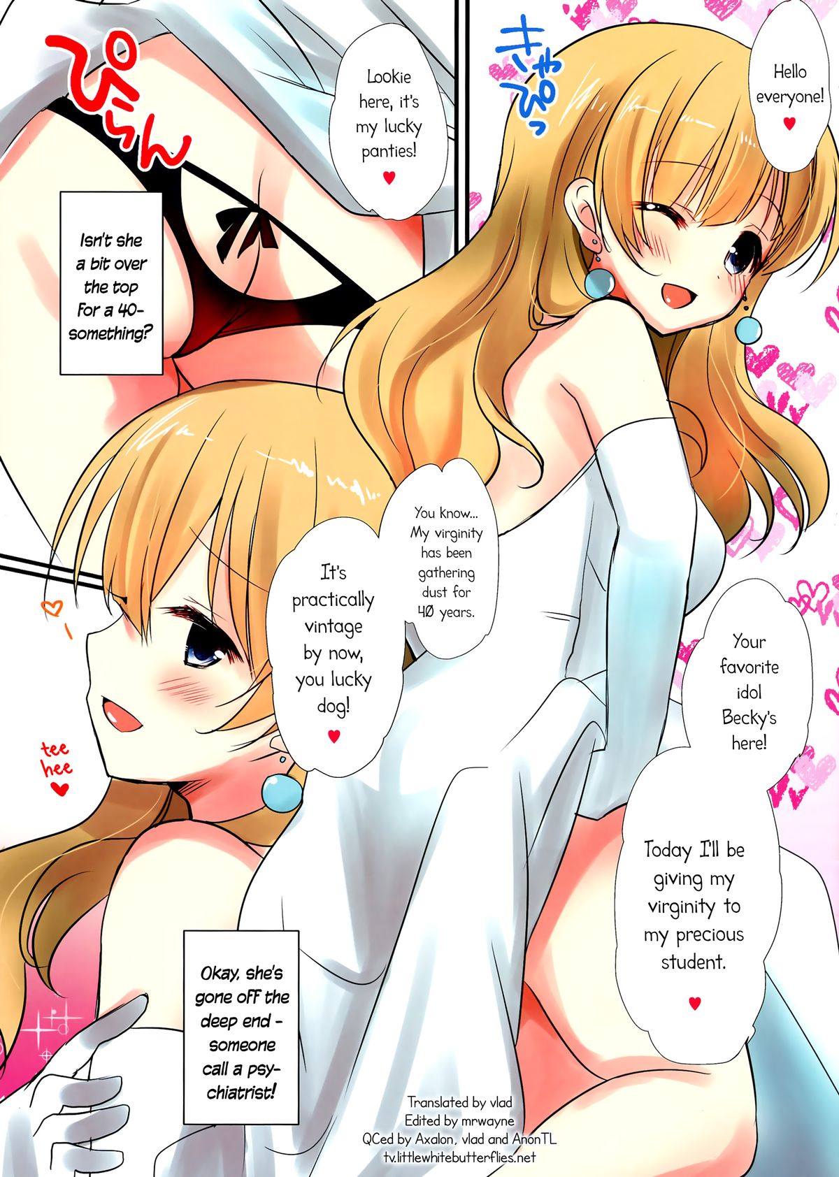 (SC63) [Mimicry.z (Aka Satanan)] Watashi no Shojo Ubai ni Kite! | Please steal my VIRGINITY! (No-Rin) [English] =TV= page 3 full