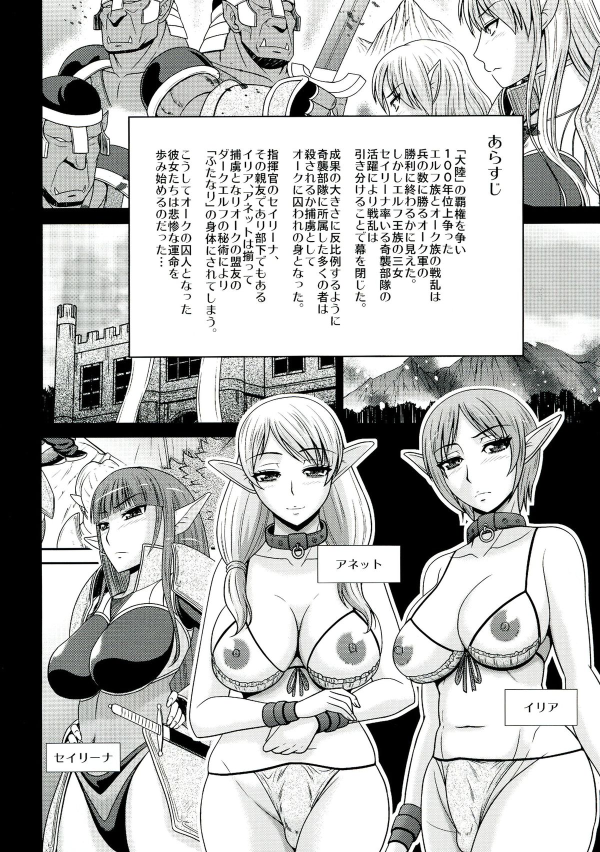 (C84) [completebox (Ayakawa Hisashi / Hatakeyama Mom)] Futanari Quest Irina & Aret hen page 4 full