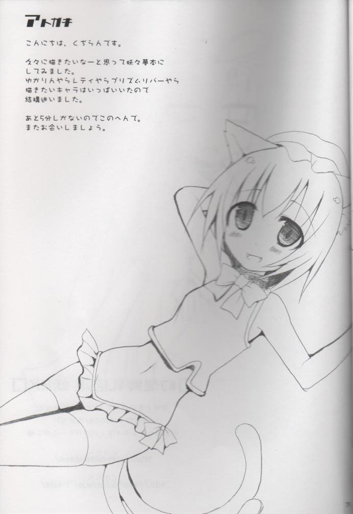 (C78) [TOYBOX, Kujira Logic (Kurikara, Kujiran)] Gensoukyou Chichi Zukan You EX (Touhou Project) page 24 full