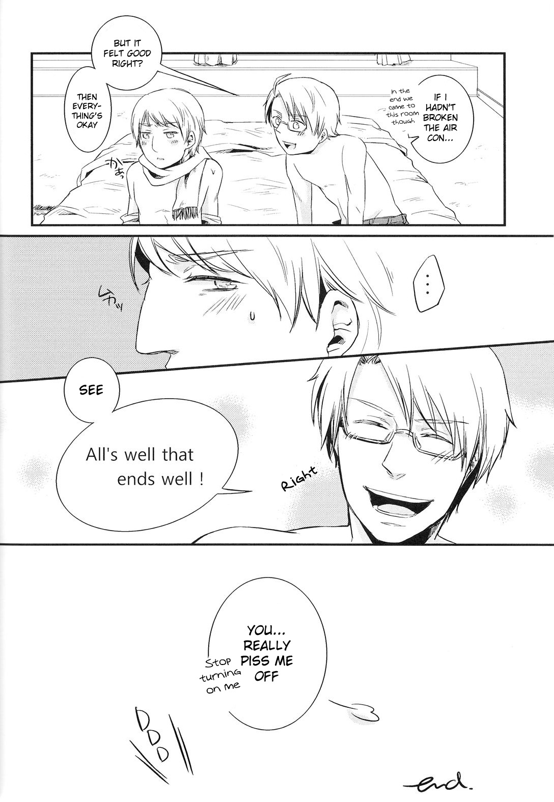 [Hetalia] NO PROBLEM [Yaoi] [ R-18] [ENG] page 27 full