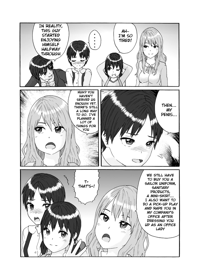 [Chijoku An] Futanari Sanshimai wa Josou Shounen no Anal ga Osuki | The Three Futanari Sisters Like to Have Anal Sex With the Crossdressing Boy [English] [tub] page 30 full