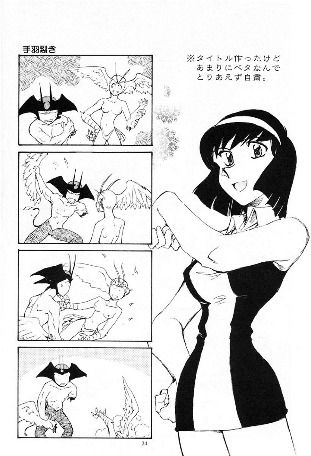 (CR29) [Okinawa Taieki Gunjinkai (Yasunaga Kouichirou)] Akuma ga Kitarite Koshi o Furu (Devilman) [Chinese] [超能汉化组] page 24 full