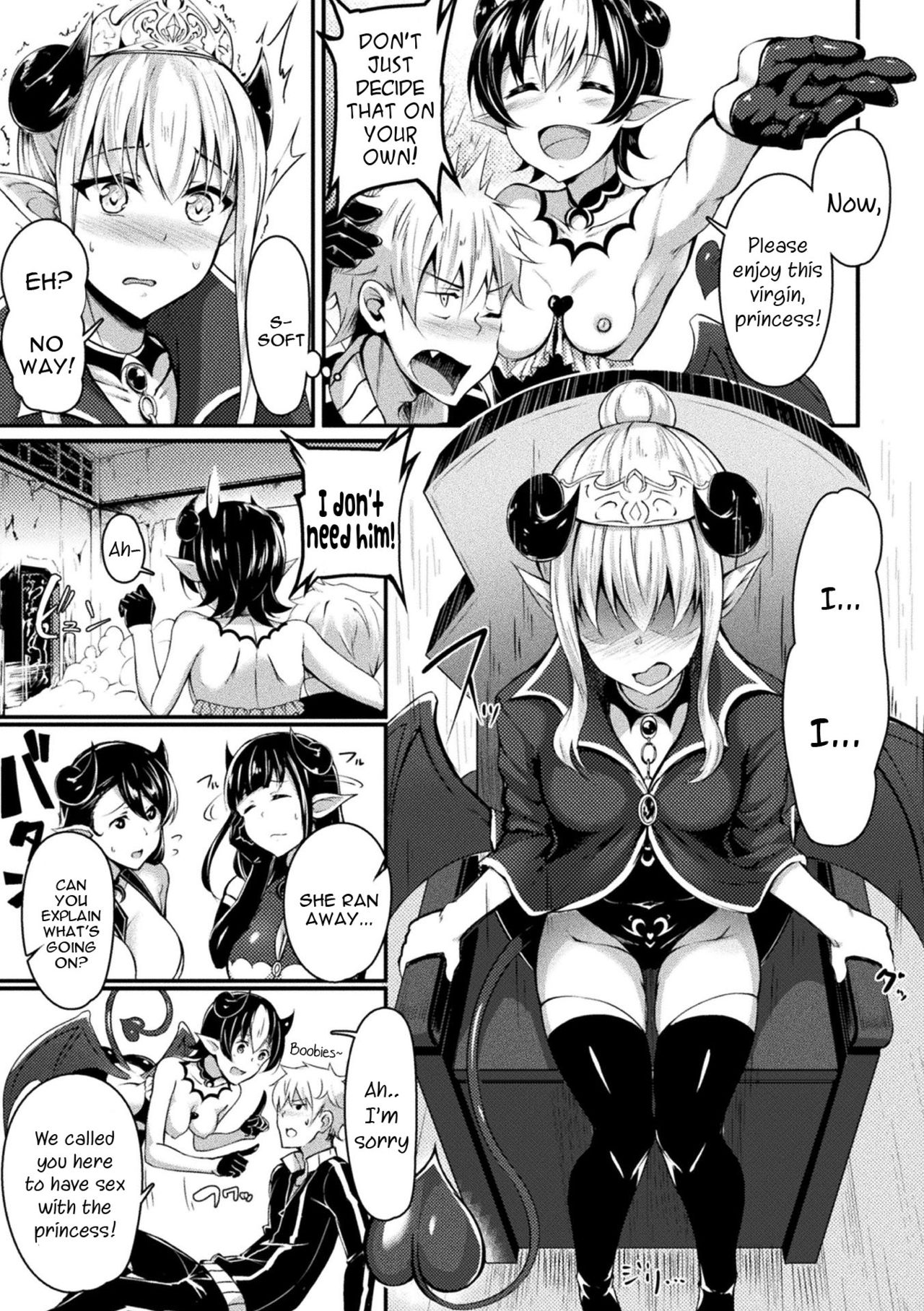 [Mikawaya] Neet Meets Princess (2D Comic Magazine Onna dake no Sekai de Boku wa Mou Dame kamo Shirenai Vol. 1) [English] [constantly] [Digital] page 3 full