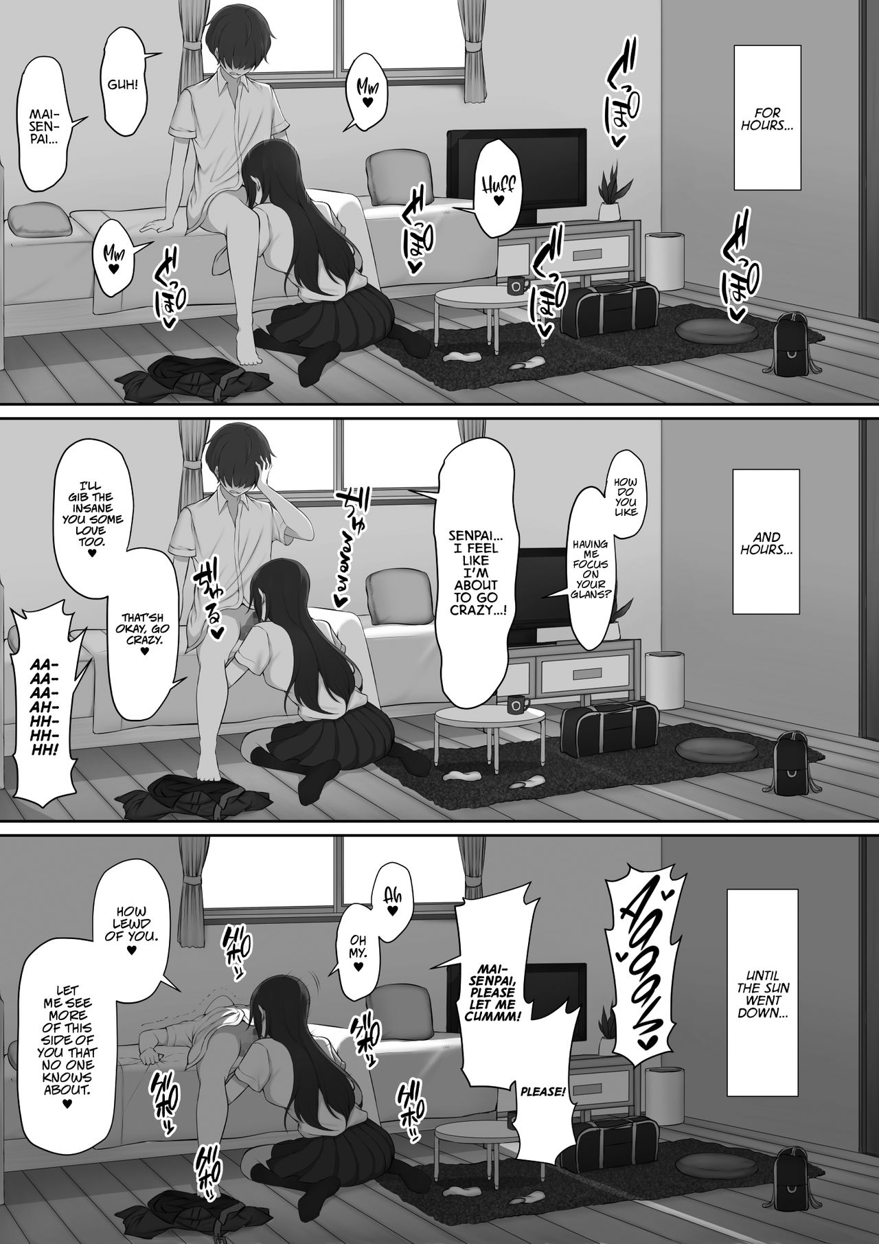 [Nori5rou] Houkago, Akogare no Senpai ni Tsurerarete- |The Senpai That I Yearn For Brought Me To Her House After School [English] page 33 full