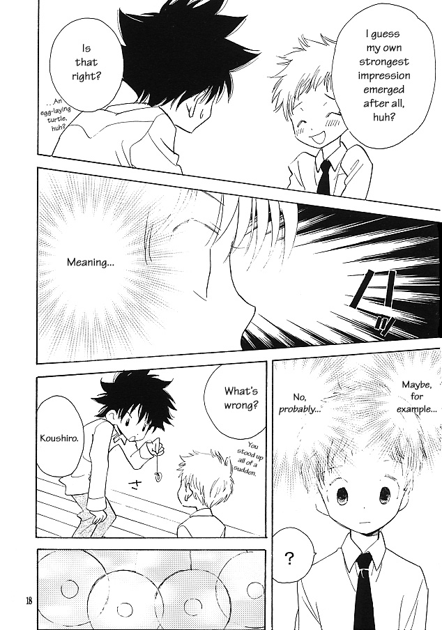 [SUMMER CHILD (Gin Kemeko)] Magic Mirror Kiss (Digimon Adventure) [English] [lelenaa] page 17 full