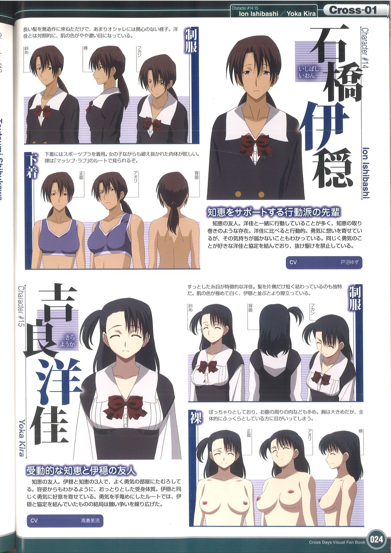 Cross Days Visual Fan Book page 30 full