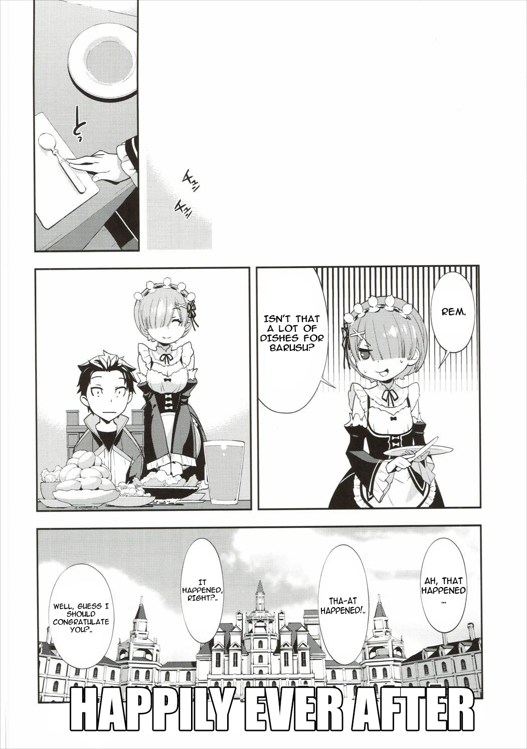 (C90) [Hapoi-Dokoro (Okazaki Takeshi)] CHOICE (Re:Zero kara Hajimeru Isekai Seikatsu) [English] [Metaphrastes] page 23 full