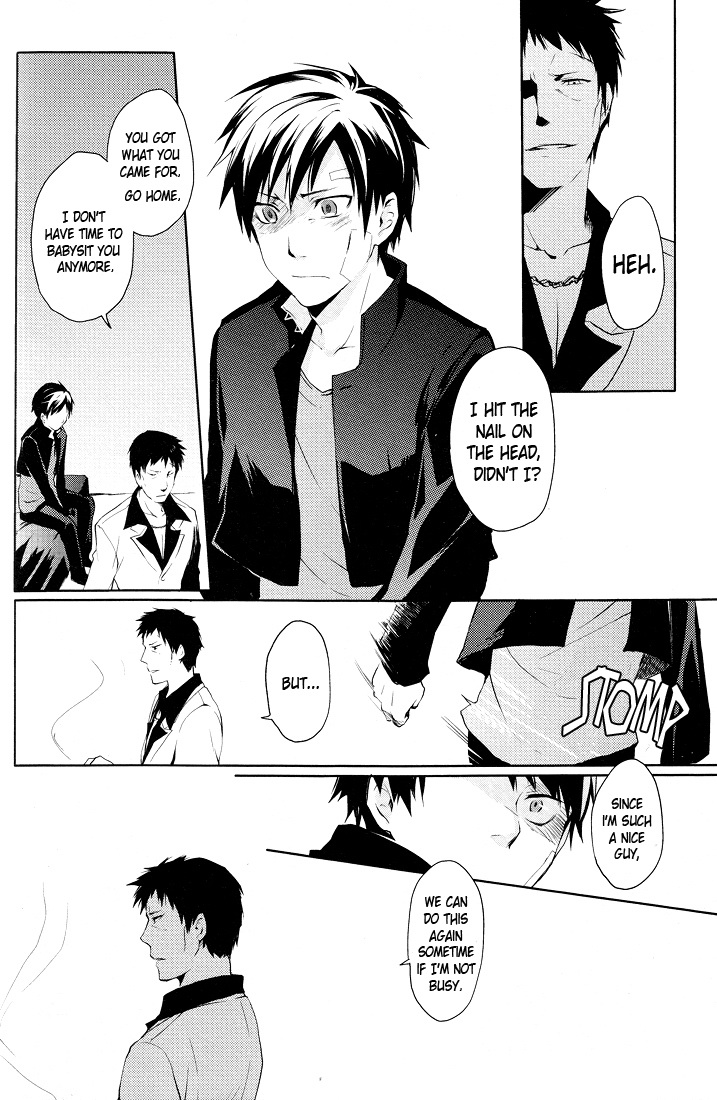 (C78) [WORLD BOX, Bon's (Yuu, Sumeragi Sora)] 2-nen to 8-kagetsu no Kiseki | A Journey of 2 Years and 8 Months (Durarara!!) [English] [ebil_trio] page 43 full