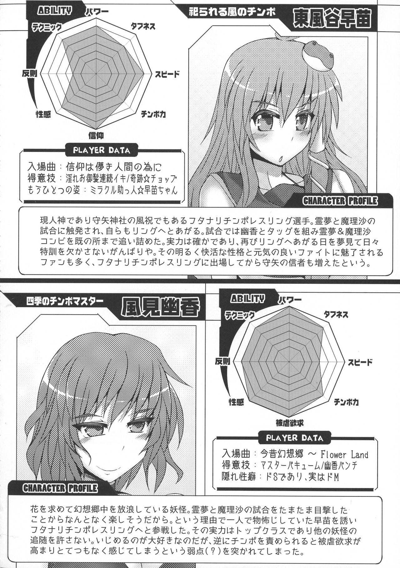 (Reitaisai 14) [Stapspats (Various)] GENSOUKYO FUTANARI CHINPO WRESTLING 5th Anniversary Memorial Book (Touhou Project) page 42 full