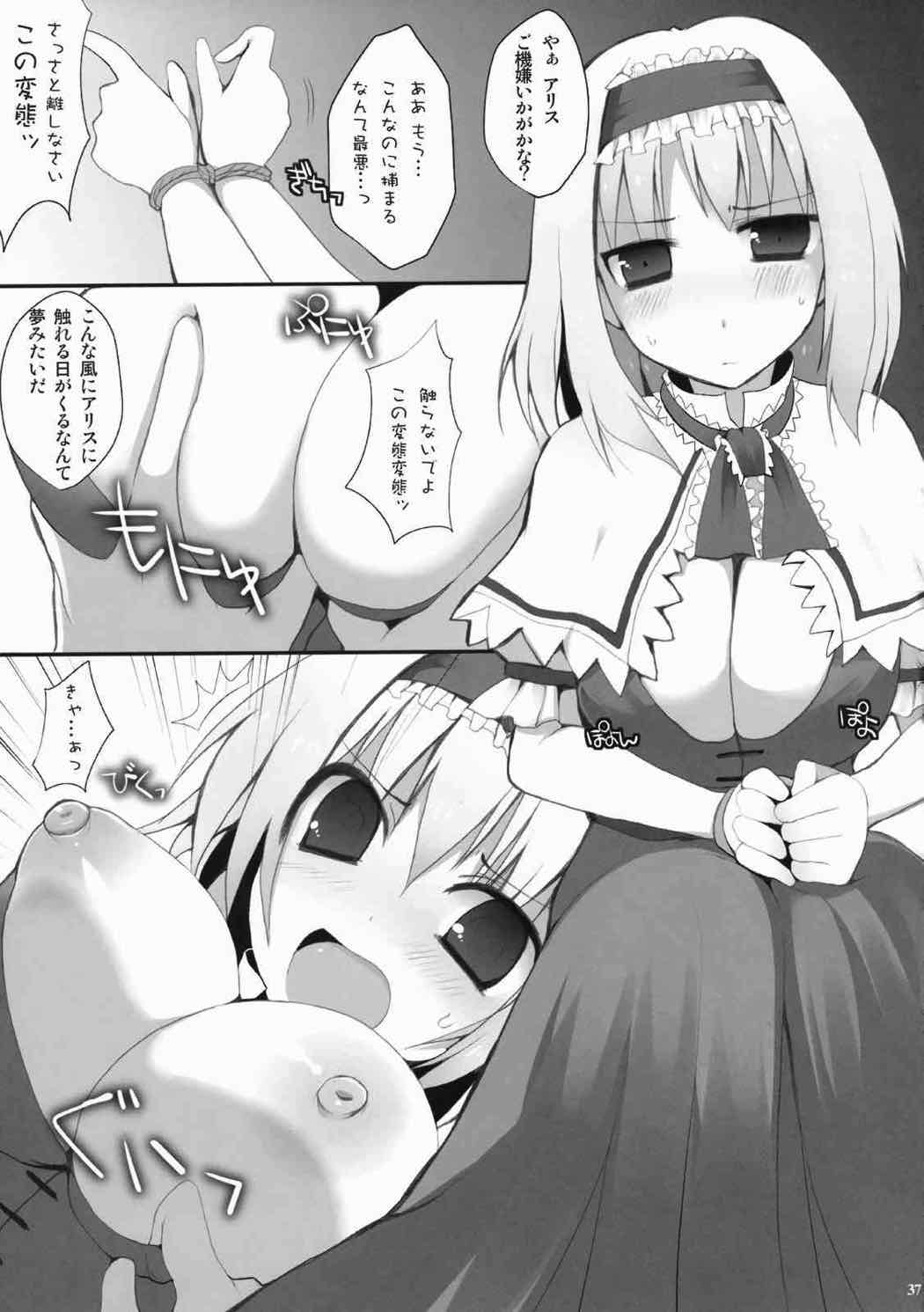 (Reitaisai 6) [Oppai Brothers (Various)] Alice Ijiri Goudoushi Nanairo Ayatsuri Ningyou (Touhou Project) page 35 full