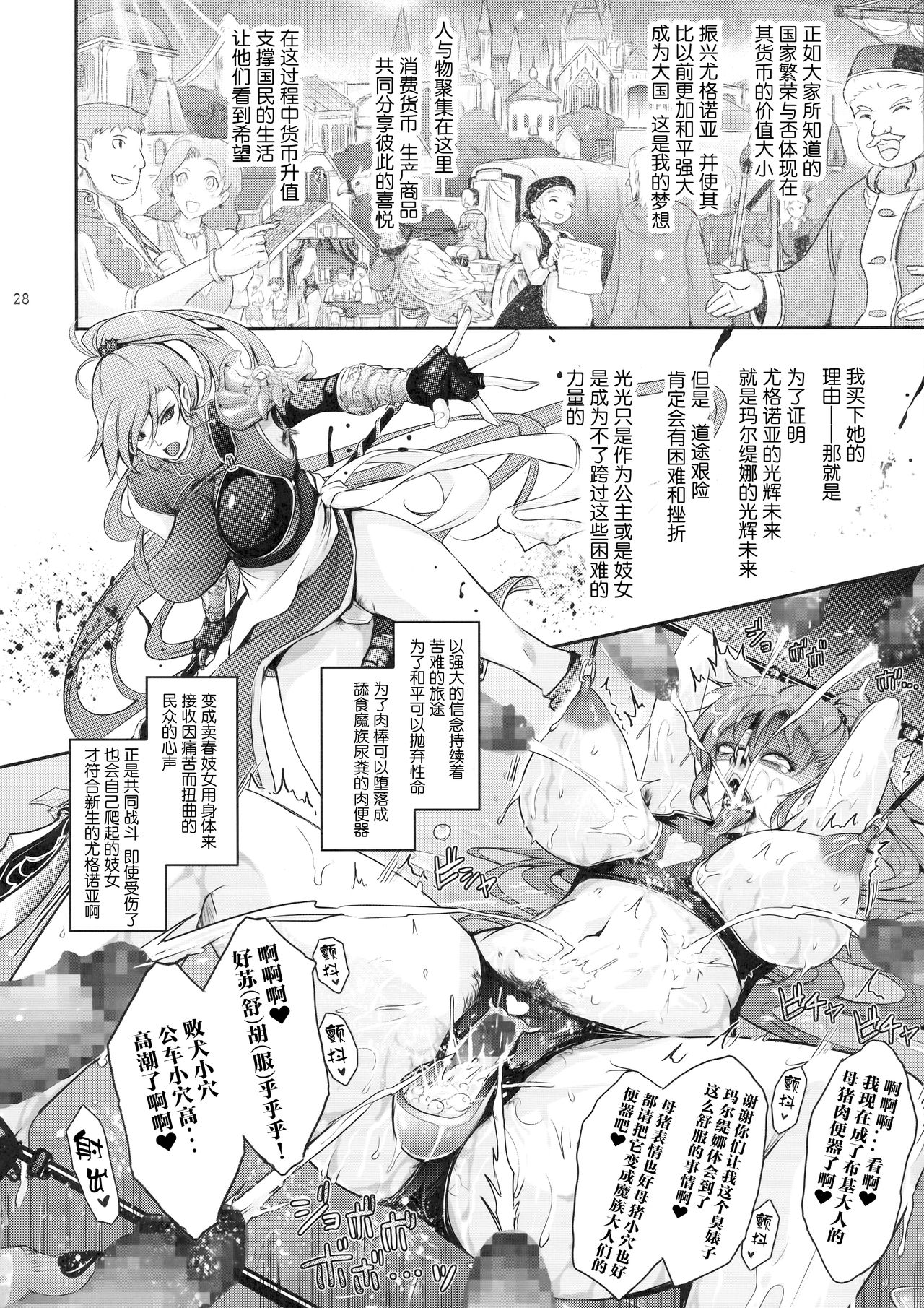 (C94) [Garyuh-Chitai (TANA)] Kare ga Watashi o Katta Wake. (Dragon Quest XI) [Chinese] [靴下汉化组] page 28 full