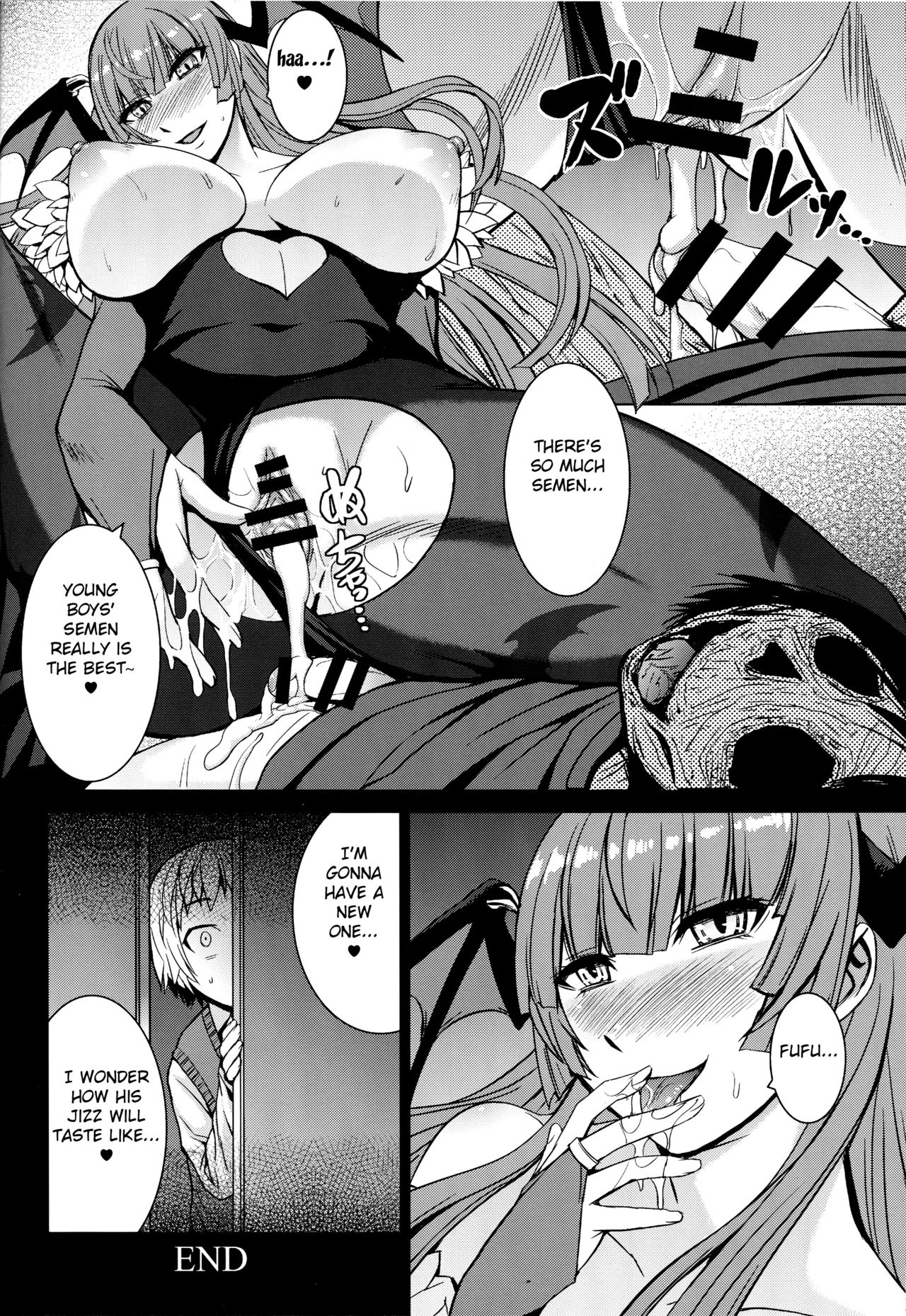 (C89) [Bakunyu Fullnerson (Kokuryuugan)] Inma Futatabi - Succubus comes again. (Darkstalkers) [English] [Fated Circle] page 19 full