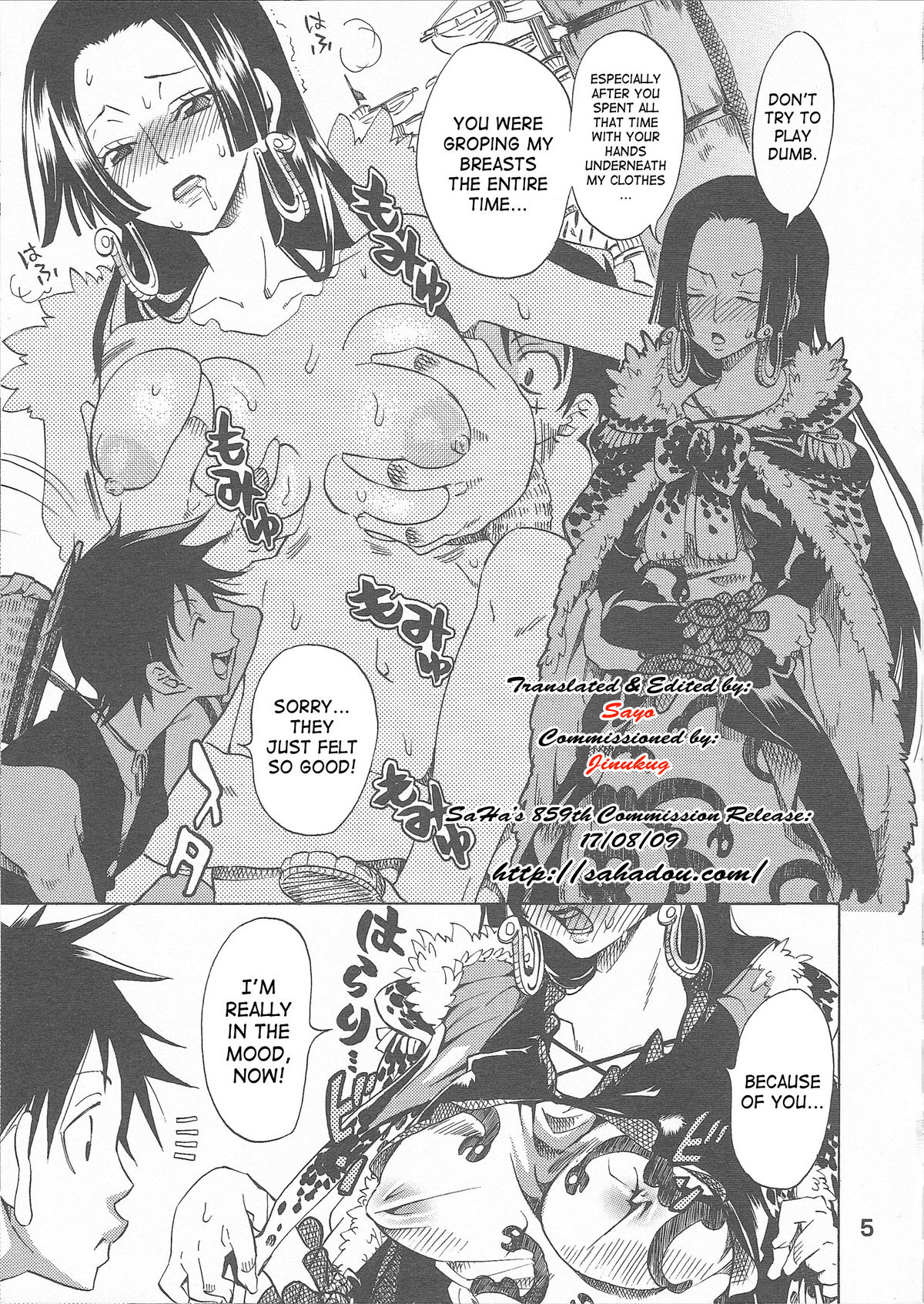 [Kurione-sha (YU-RI)] Hebihime-sama Goranshin desu! 2 (ONE PIECE) [English] [SaHa] page 5 full