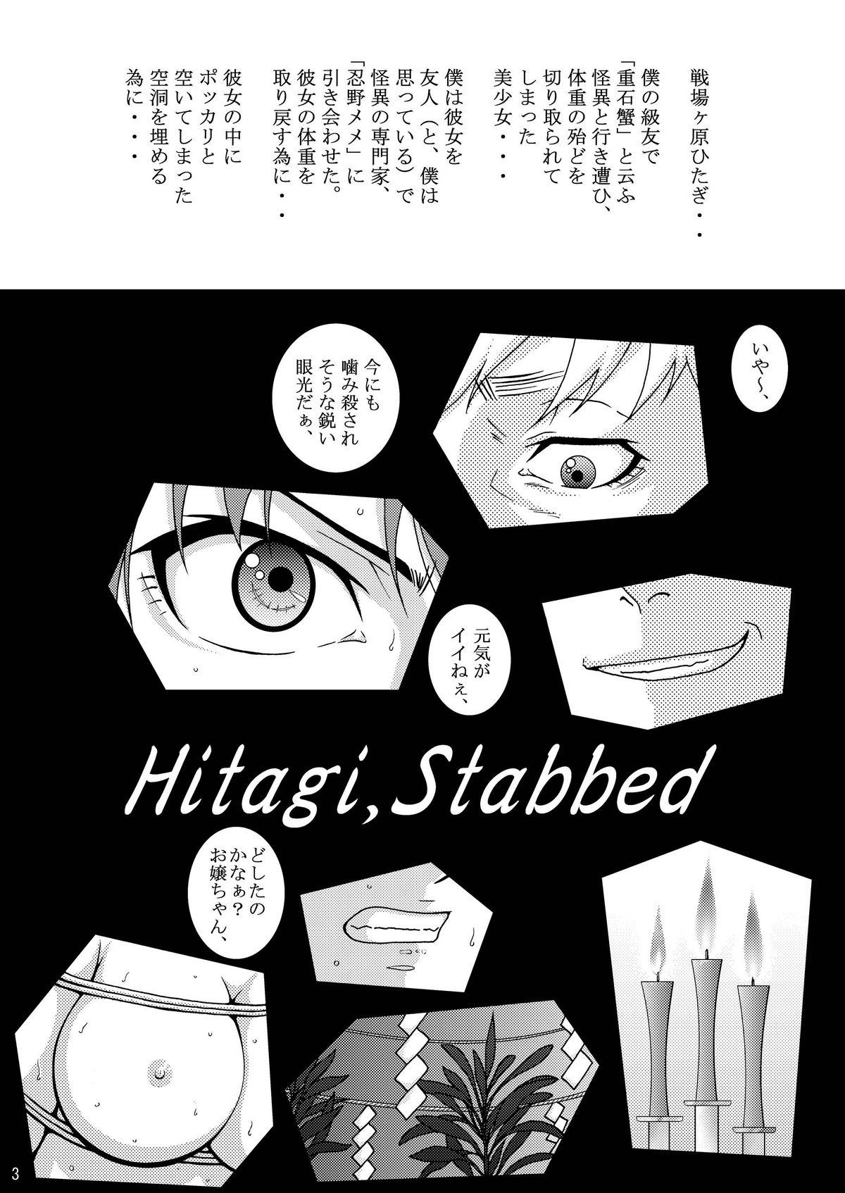 (C79) [Atelier Pinpoint (CRACK)] Hitagi Stub (Bakemonogatari) page 3 full