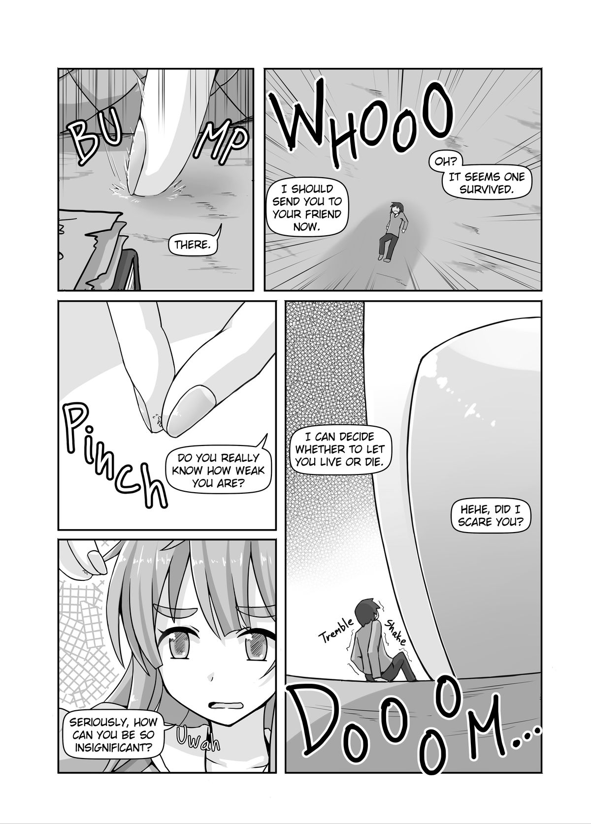 [Ochikonium (Terada Ochiko)] Shoujinrui o Suitai Sasemasu | Tiny Humanity was Declined (Jinrui wa Suitai Shimashita) [English] [Digital] page 6 full