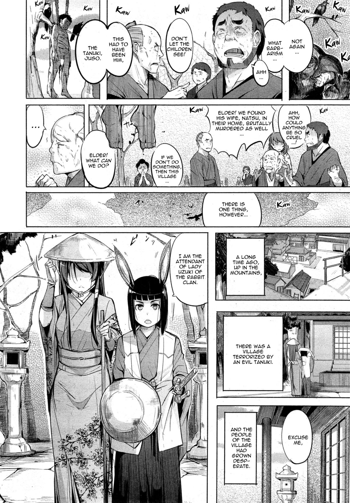 [Kisen] Kachi-Kachi Yama  Kachi-Kachi Mountain (COMIC Shitsurakuten 2015-07) [English] [thetsuuyaku] page 2 full