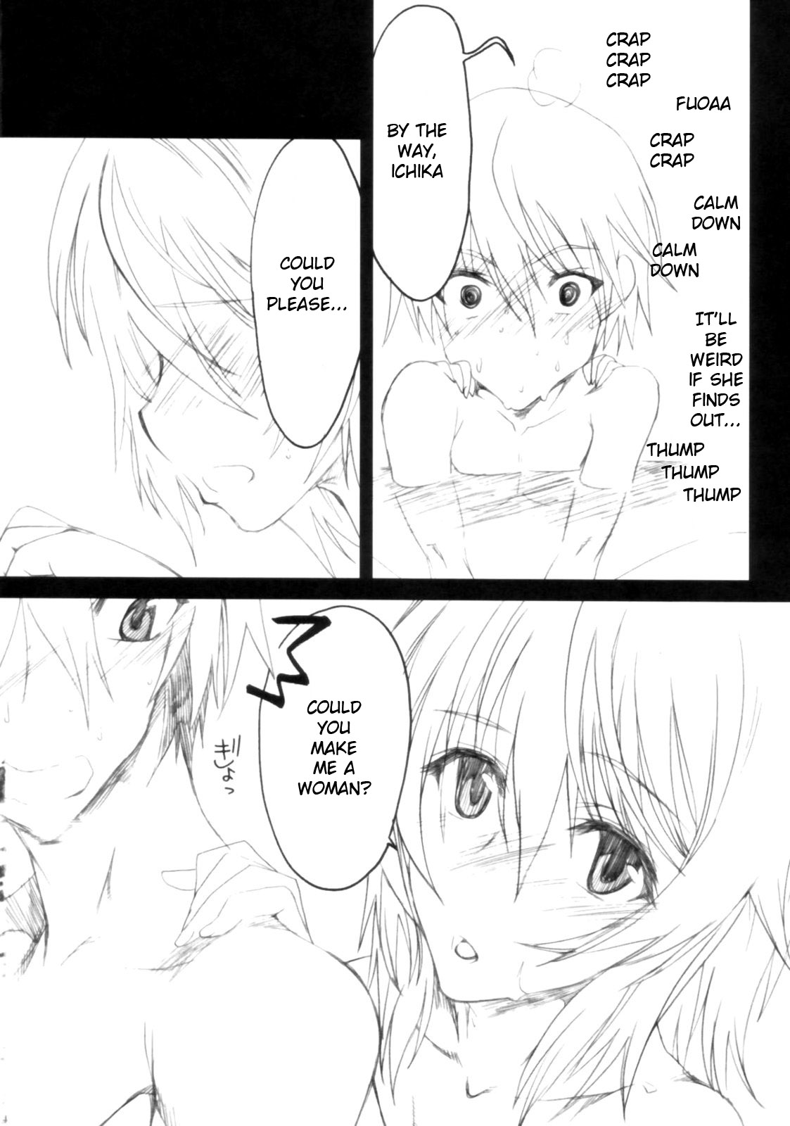 (COMIC1☆5) [SledgehammerOut! (Yoshijima Ataru)] Ichibyou Kiss (Infinite Stratos) [English] [life4Kaoru] page 4 full