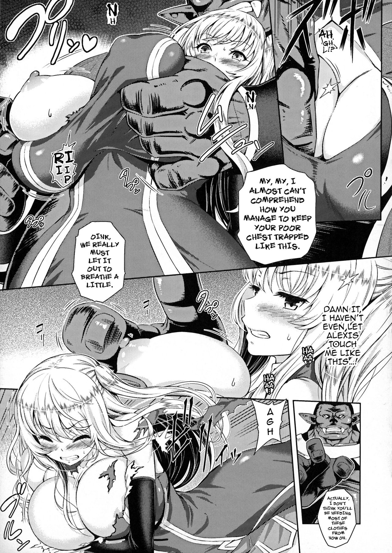 [Yamada Gogogo] Erona ~Orc no Inmon ni Okasareta Onna Kishi no Matsuro~ | Erona ~The Fall of a Beautiful Knight Cursed with the Lewd Mark of an Orc~ Ch. 1-3 [English] {darknight} page 12 full