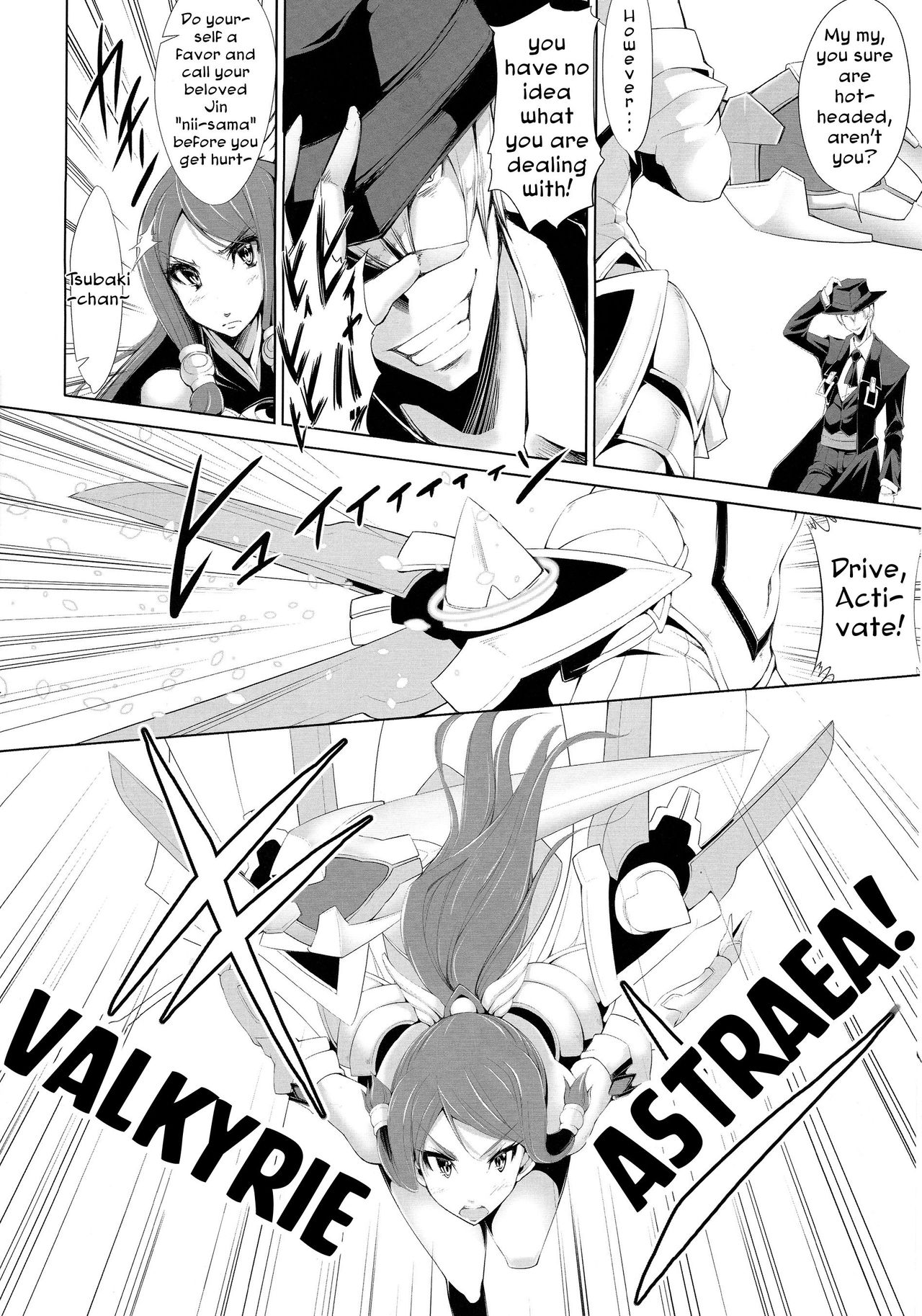 (C85) [Magic Fortune Hachioujiten (SAKULA)] Ochiru Zero no Tsurugi (BLAZBLUE) [English] [Team Kamikiller] page 7 full