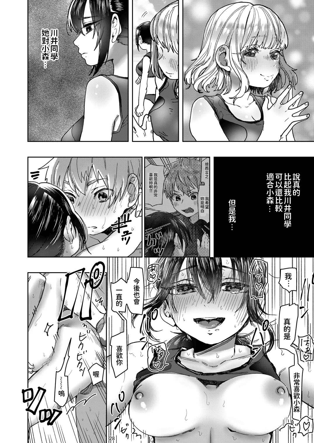 [Shirotsumekusa (Nozawa Yukiko)] Rikujou Kanojo wa Cool Tokidoki Dere [Chinese] [Digital] page 28 full