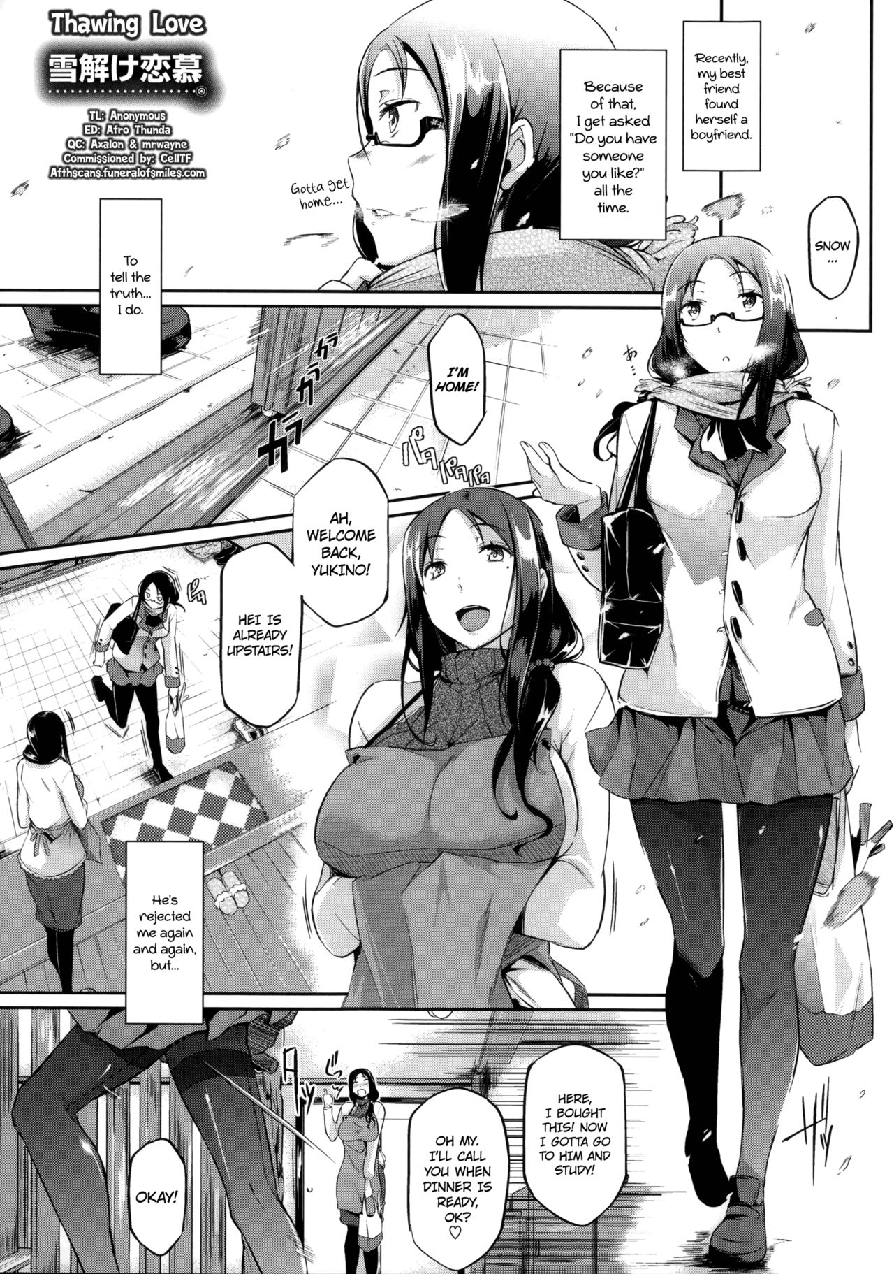 [Kuro no Miki] Thawing Love + Thawing Love ~Another Point~ (Rennyu Order) [English] {Afro} page 1 full