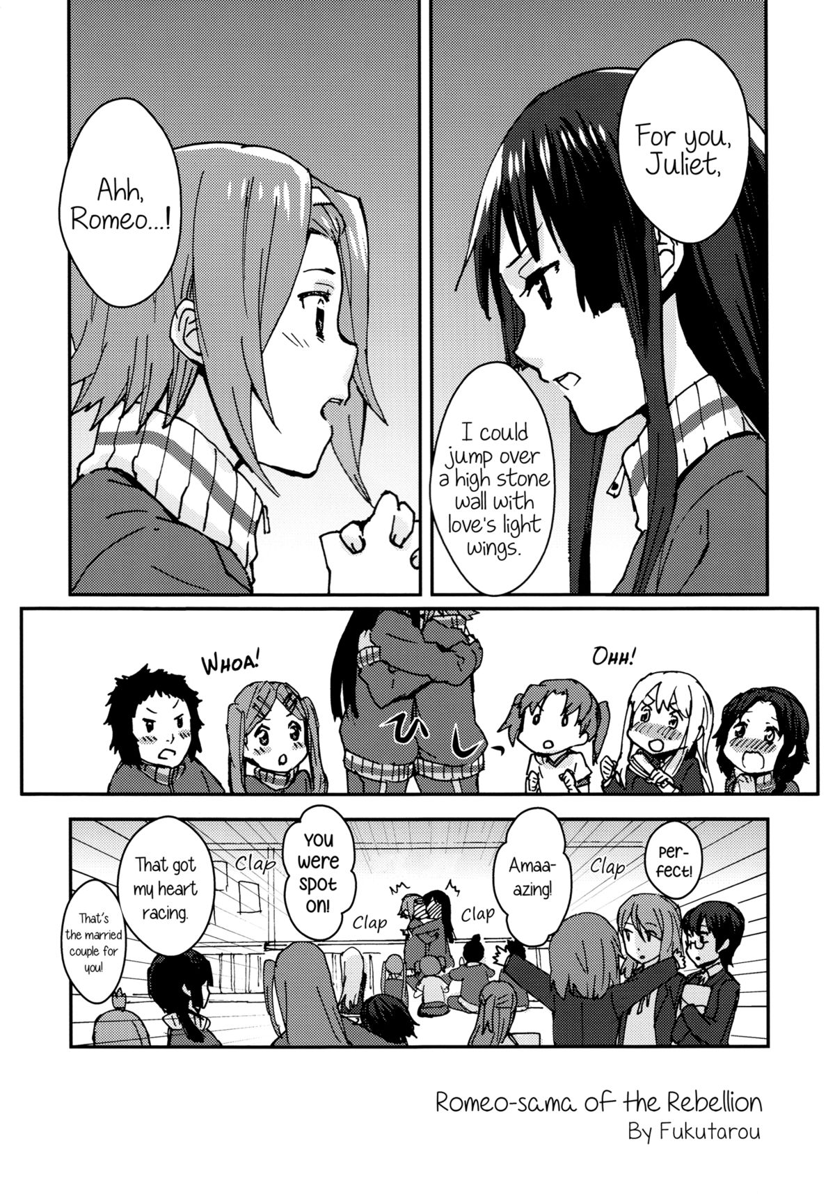 (C87) [Super Sentou, The Shakya (Fukutarou, Oke)] Otona no RitsuMio Hangyaku Hen | MioRitsu for Adults - Rebellion Story (K-ON!) [English] [Yuri-ism] page 2 full