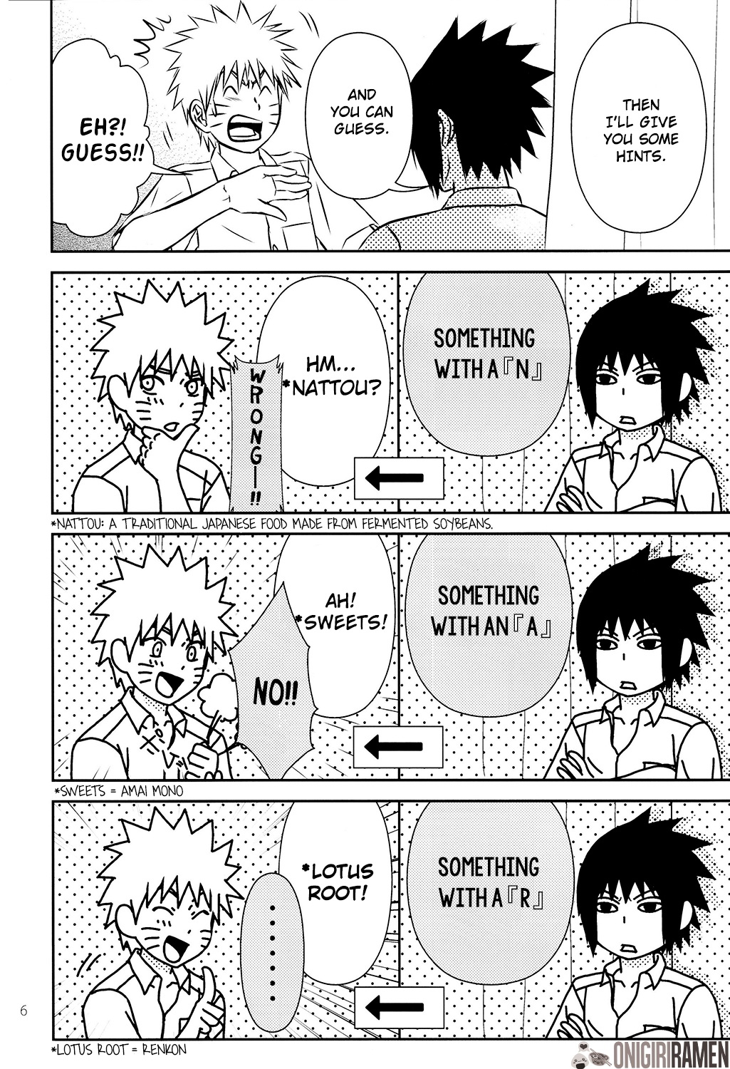 (C80) [@ Harukaze Shunpoo (Shunpoo)] SASUKE ♥ HAPIBA!! (Naruto) [English] [Onigiri Ramen] page 6 full