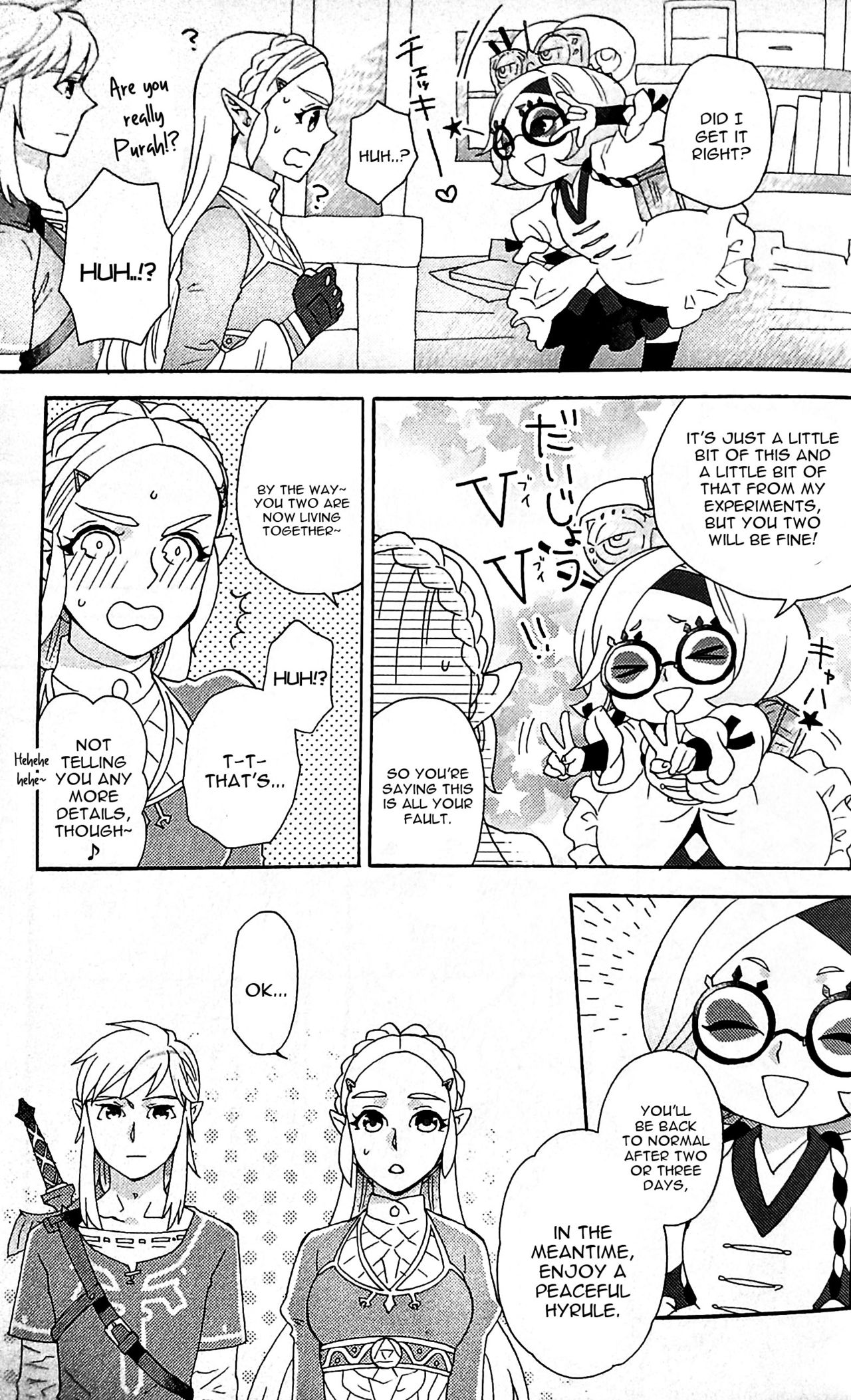 (ALL STAR 9) [CURSOR (Satou)] Ashita no Watashi-tachi (The Legend of Zelda) [English] [constantly] page 8 full