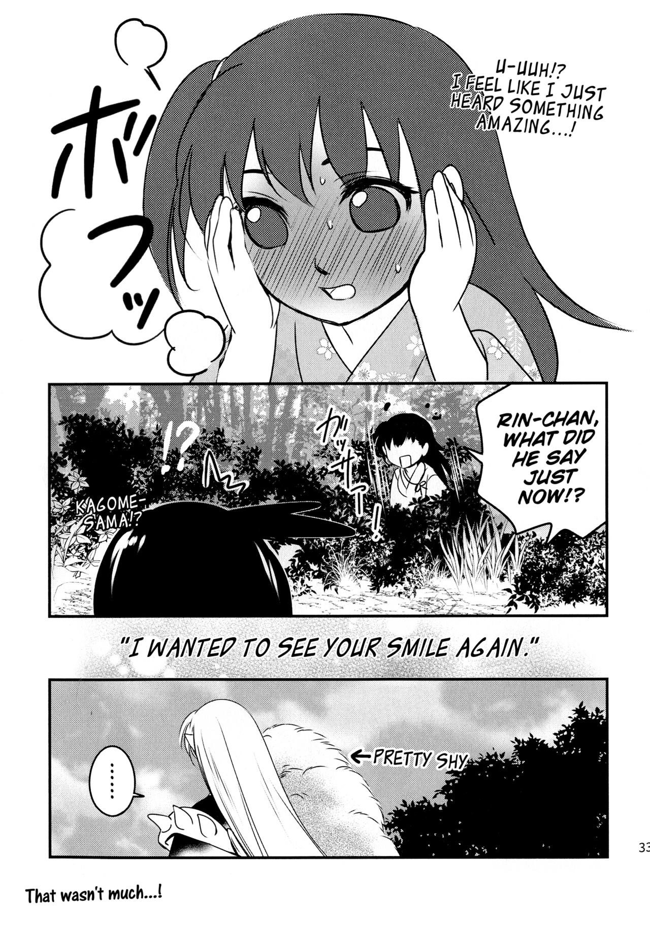 (HaruCC23) [Kasha (Umezo)] Koi Urara -Ge- | Beautiful Love -Bottom- (Inuyasha) [English] [EHCove] page 33 full