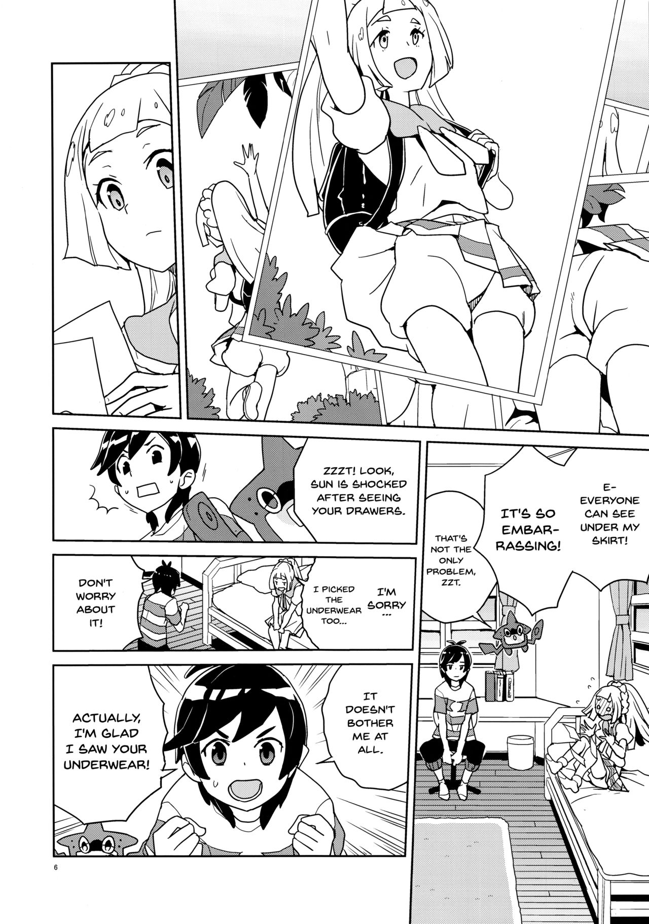 (Puniket 37) [Zenra Restaurant (Heriyama)] Lillie Kimi no Atama Boku ga Yoku Shite Ageyou (Pokémon Sun and Moon) [English] [Doujins.com] page 5 full