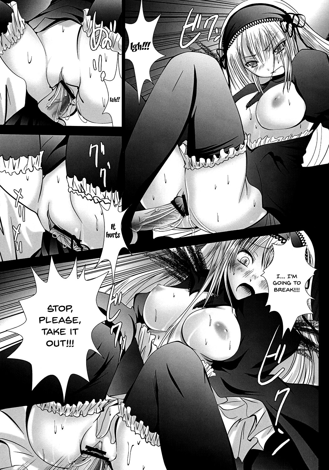 (SUPER16) [Kaitsushin (Namamo Nanase)] Gin-sama Haramase | Get Me Pregnant Gin-sama (Rozen Maiden) [English] {Doujins.com} page 12 full