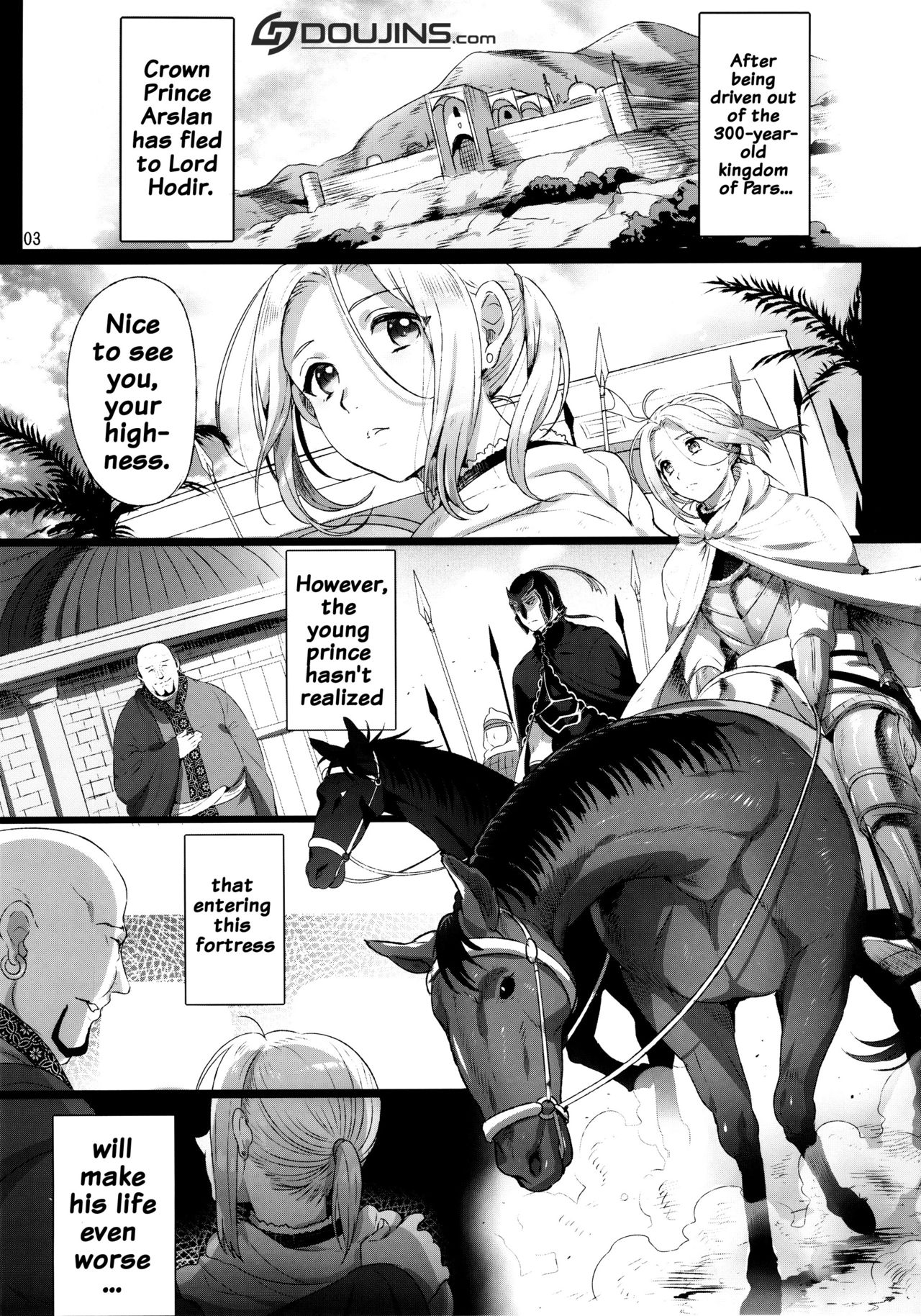 (C90) [Kuromisa Kaijou (Ikezaki Misa)] Niedenka - Sacrifice Prince (Arslan Senki) [English] {doujins.com} page 2 full