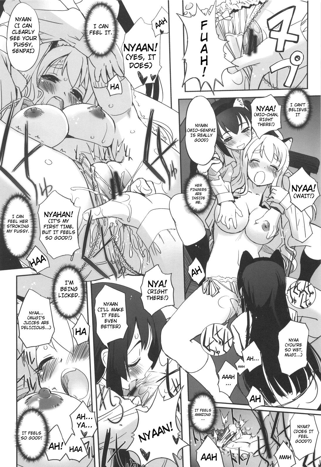 (C76) [G-Power! (Sasayuki)] Nekomimi to Toilet to Houkago no Bushitsu | Cat Ears And A Restroom And The Club Room After School (K-ON) [English] [Nicchiscans-4Dawgz] page 21 full