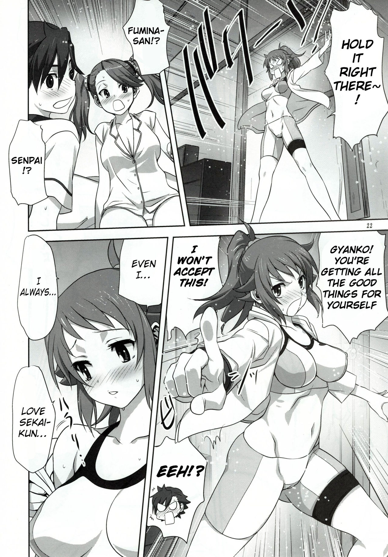 (C88) [Mitarashi Club (Mitarashi Kousei)] Try Fight! (Gundam Build Fighters Try) [English] [obsoletezero] page 22 full