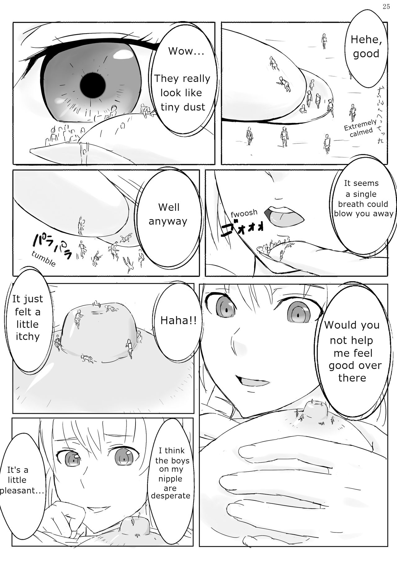 [Ochikonium (Ochiko Terada)] Kyo Onna Janee Kyodai Musume da! | Not Big Girl, It's Giantess! [English] {ydnkm} [Digital] page 25 full