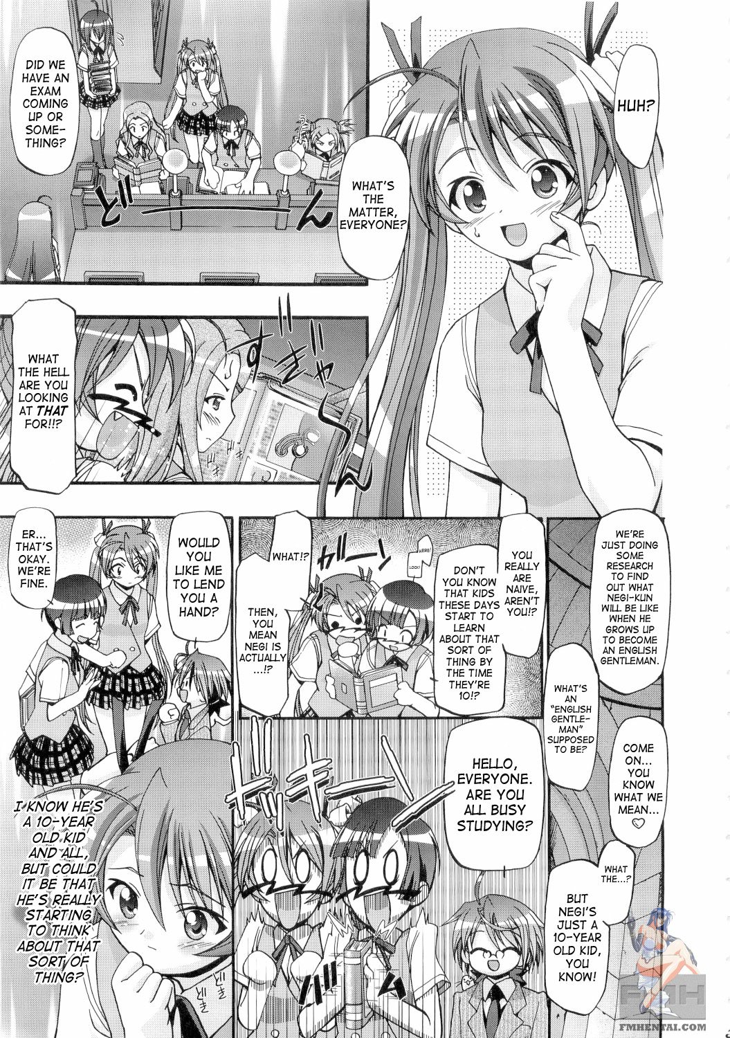 (C71) [Gambler Club (Kousaka Jun)] Mahora Gakuen Tyuutoubu 3-A (Mahou Sensei Negima!) [English] [SaHa] [Decensored] page 2 full
