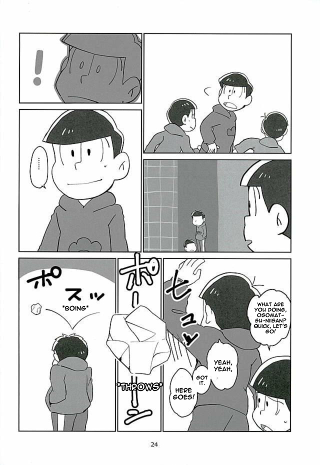 (6tsugo no Tamashii Forever) [OK-2 (Shiriana Doriru)] Uchi no Jinan wa Doutee Hishojo (Osomatsu-san) [English] [Rapinii] page 22 full