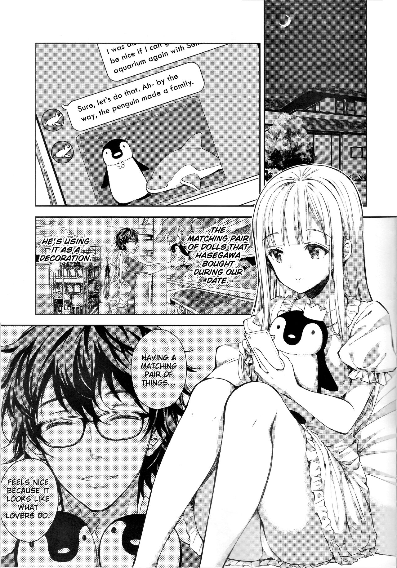 (C97) [Sugar*Berry*Syrup (Crowe)] Indeki no Reijou 4 ~Kare no Tonari de Nureru Insei~ | Obscene Lady 4 ~Wet and Moaning Beside My Boyfriend~| [English] [obsoletezero] page 4 full