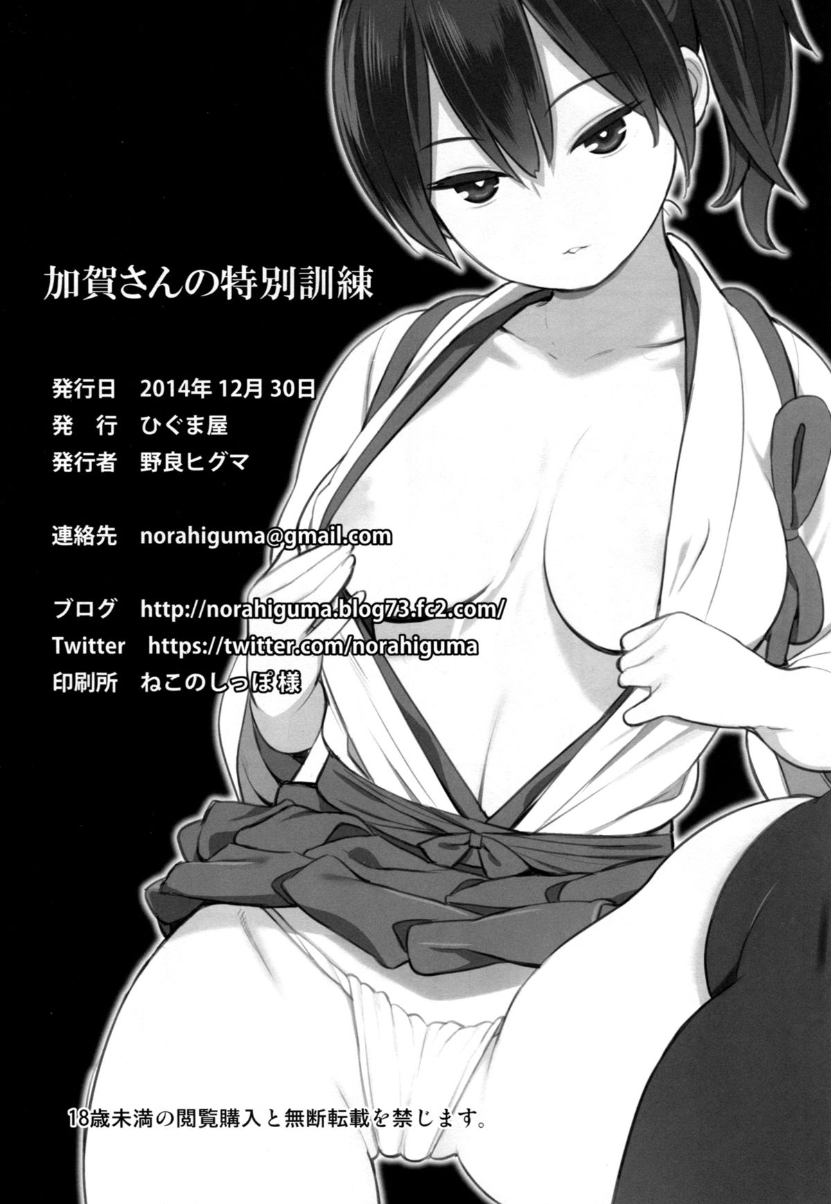 (C87) [Higuma-ya (Nora Higuma)] Kaga-san no Tokubetsu Kunren (Kantai Collection -KanColle-) [Chinese] [空気系☆漢化] page 3 full