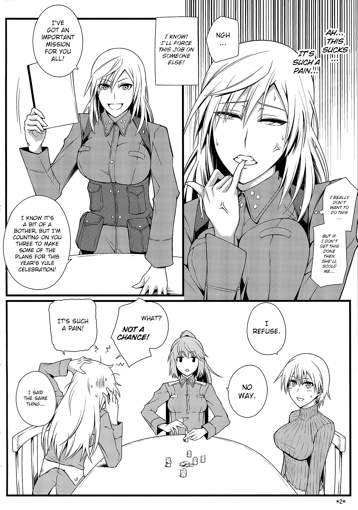 (C85) [Monmo Bokujou (Uron Rei)] KARLSLAND SYNDROME 3 (Strike Witches) [English] page 4 full