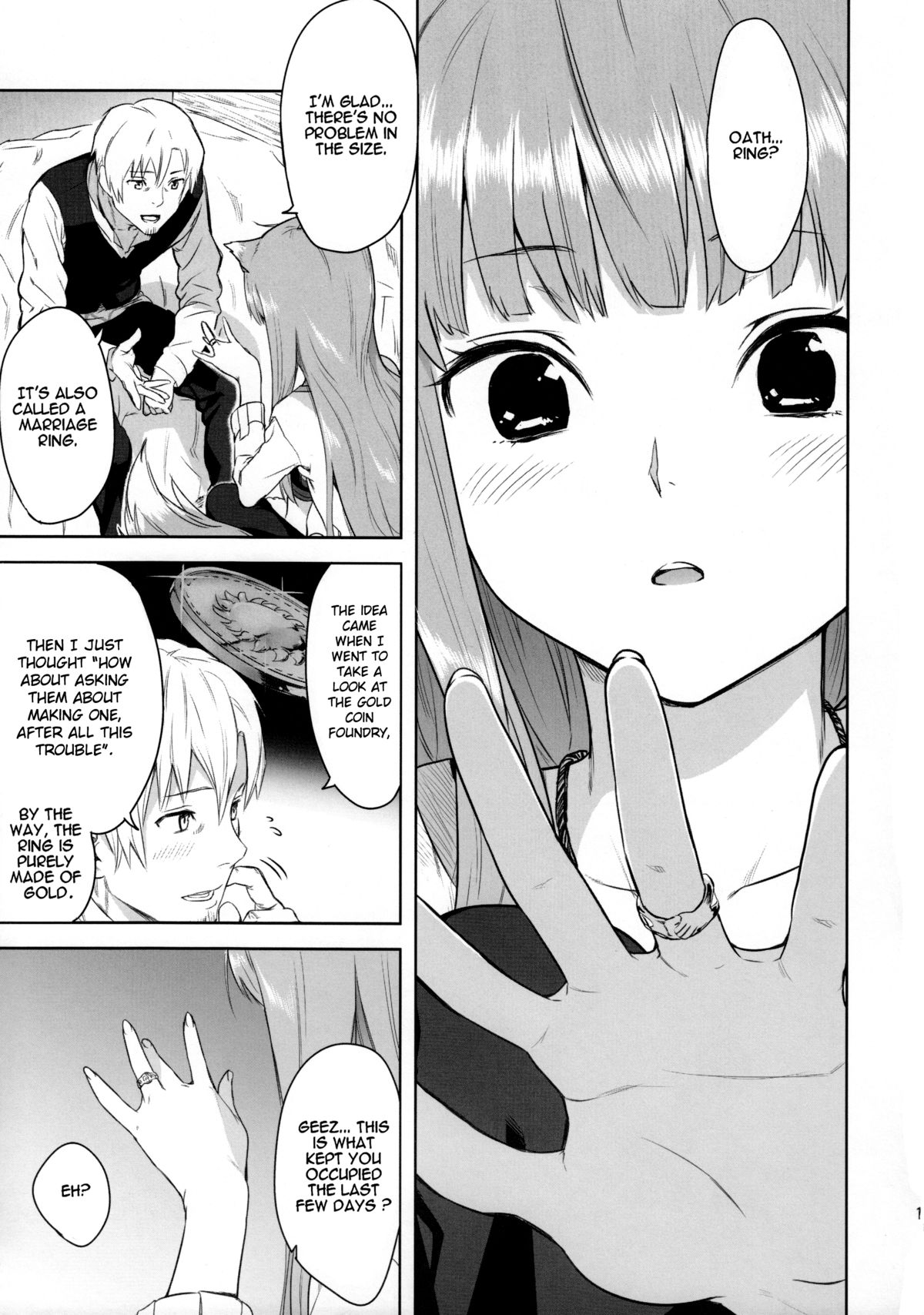 (C83) [Ajisaidenden (Kawakami Rokkaku, Takanashi Rei)] Harvest II (Spice and Wolf) [English] [VLtrans] [Decensored] page 15 full