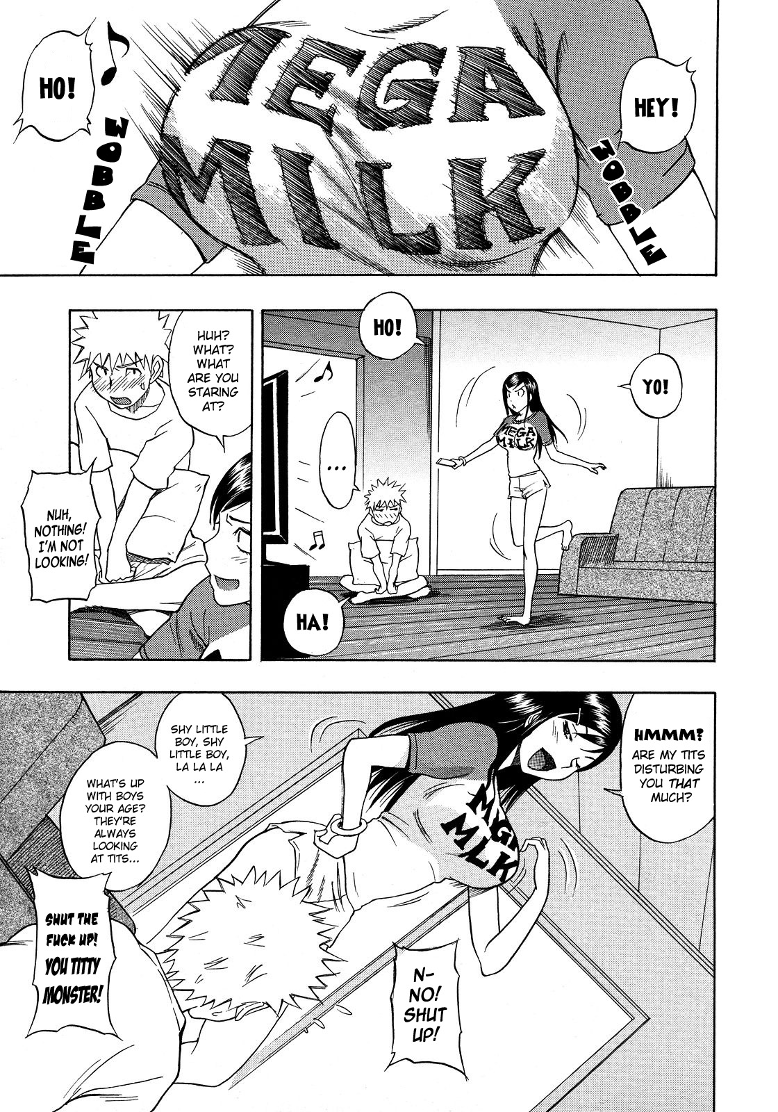 [Shiden Akira] Hinnyuu Kyonyuu History | Tiny Boobs Giant Tits History (COMIC Megastore 2008-03) [English] {Rhapfan} page 3 full