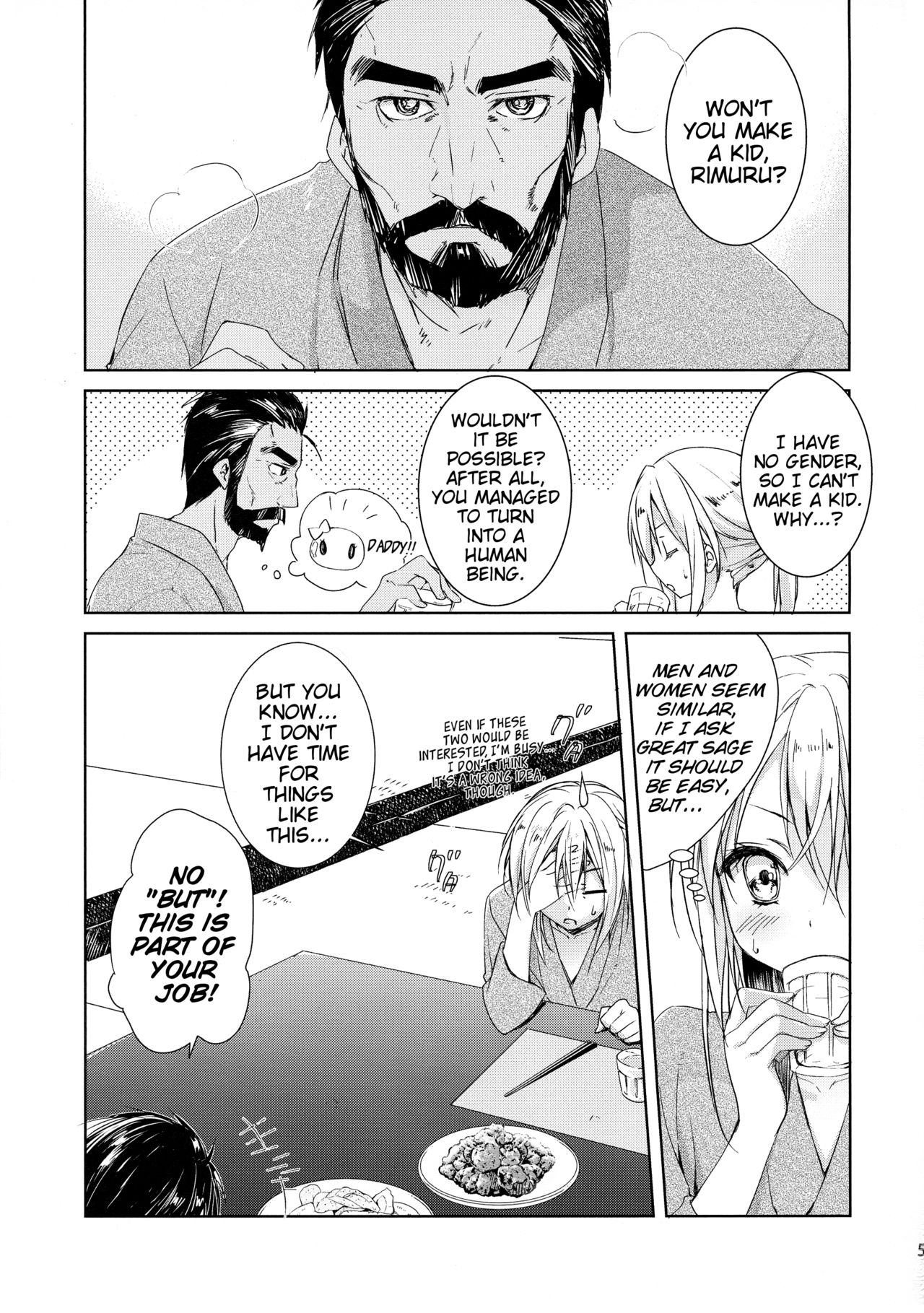 (C95) [KOKIKKO (Sesena Yau)] Shuna wa Rimuru-sama no Kodomo ga Hoshi no desu! | Shuna wants Rimuru-sama's children! (Tensei Shitara Slime datta Ken) [English] [EHCove] page 5 full