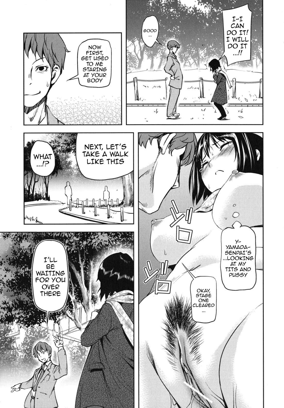 [Shiomaneki] Kouzen Waisetsu Kanojo | Indecent Exposure Girlfriend Ch.1-3 [English] {doujin-moe.us} page 9 full