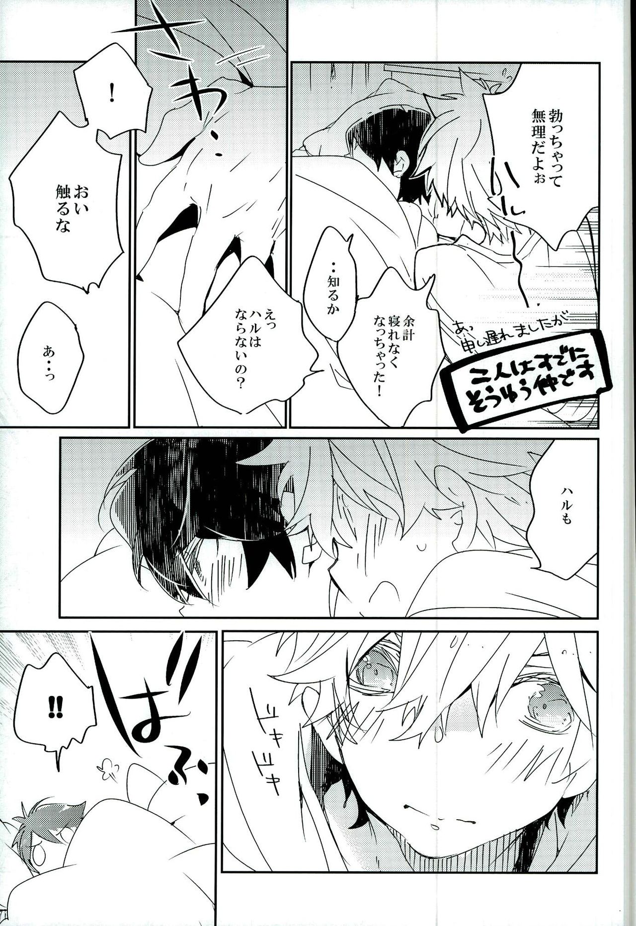 (Splash! Hi) [Banyuu (Aoi Levin)] Kirakira Hikaru Aru Ban no Ohanashi (High☆Speed! -Free! Starting Days-) page 11 full