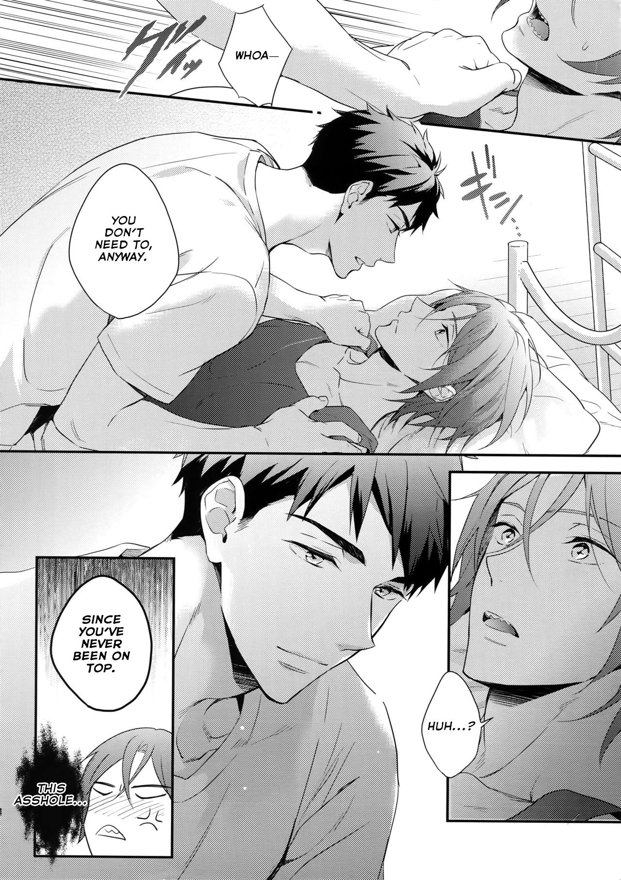 (C90) [PureSlider. (Matsuo)] Matsuoka Rin no Hajimete Zenbu. | Rin Matsuoka's First Everything (Free!) [English] [Nemu] page 13 full