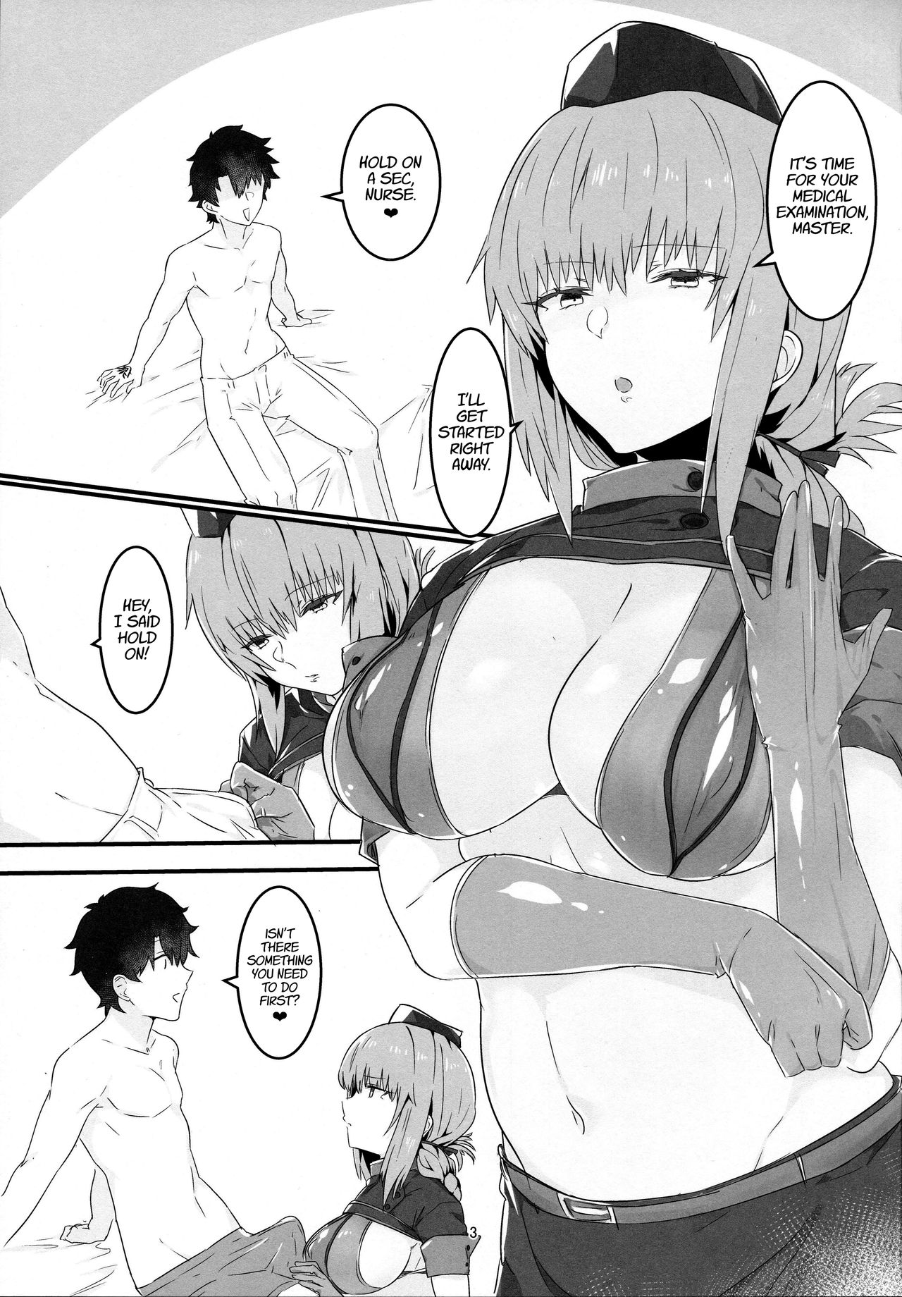 (C93) [Ofuton de Suyaa (Mitsudoue)] Nightingale Hon | Nightingale Book (Fate/Grand Order) [English] [Rotoscopic] page 2 full