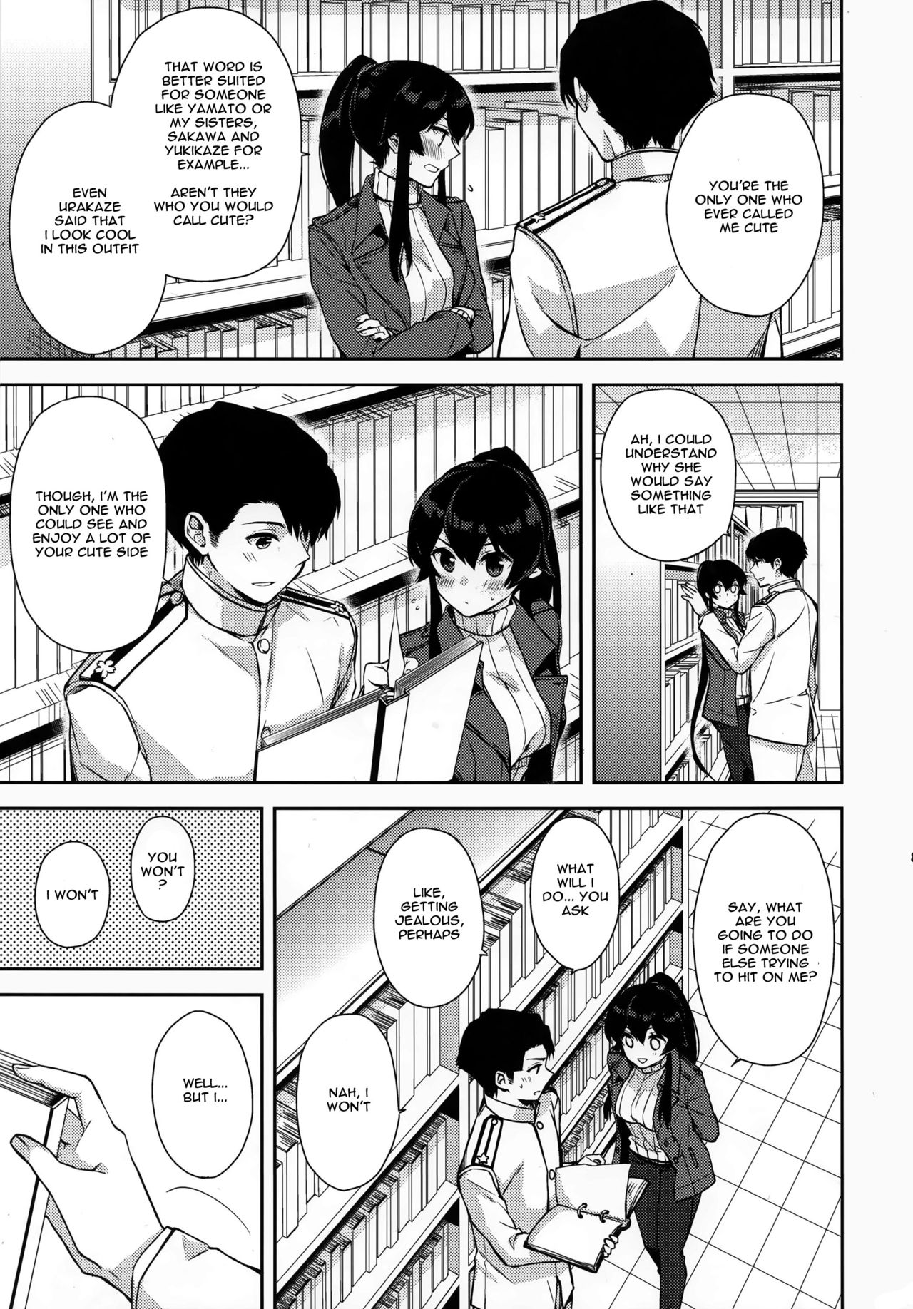 (C90) [Rosapersica (Ichinomiya)] Yoru Yahagi 5 (Kantai Collection -KanColle-) [English] [Spicaworks] page 10 full
