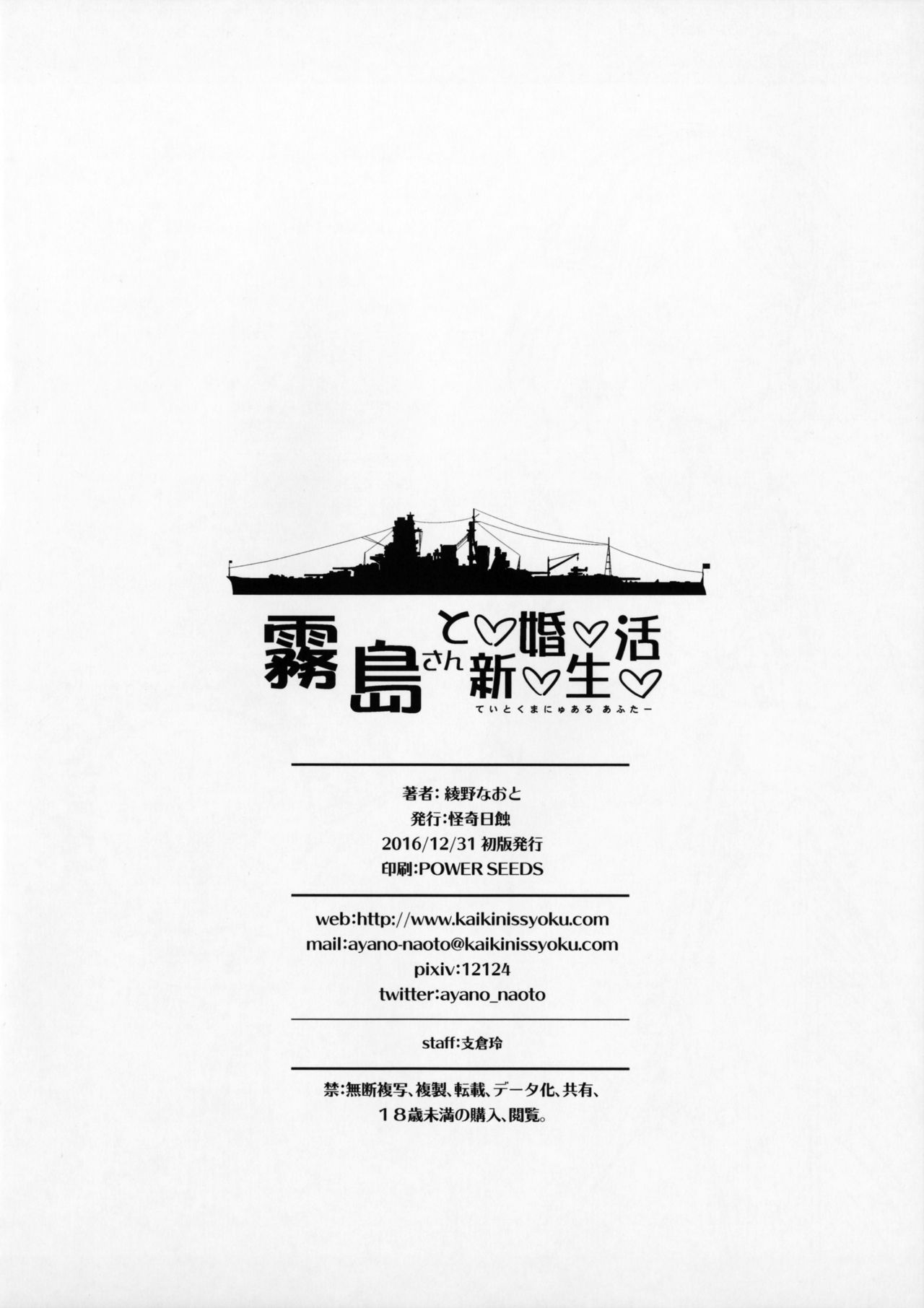 (C91) [Kaiki Nisshoku (Ayano Naoto)] Kirishima-san to Shinkon Seikatsu - Teitoku Manual After (Kantai Collection -KanColle-) page 21 full